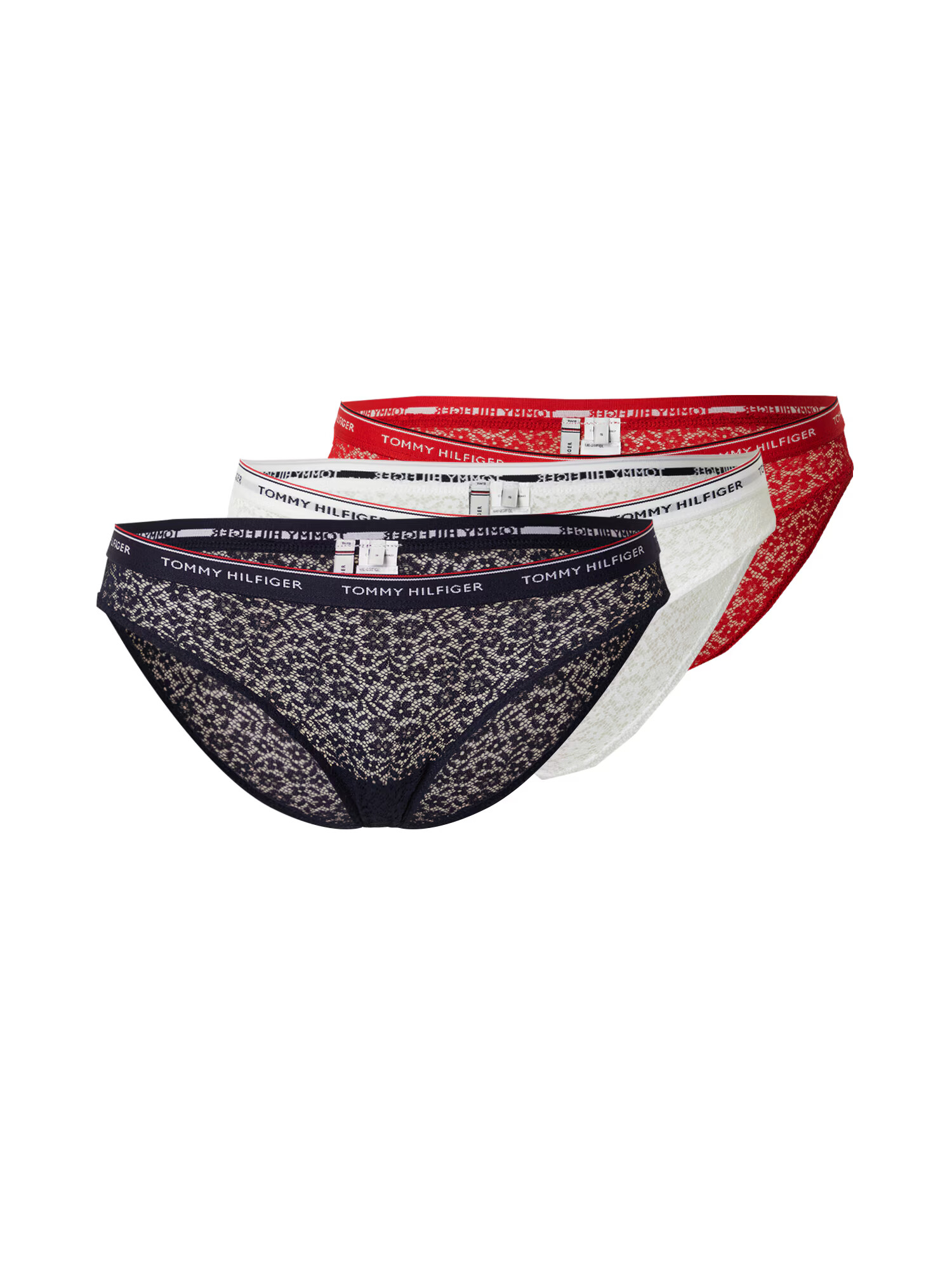 Tommy Hilfiger Underwear Nohavičky červená / čierna / biela - Pepit.sk