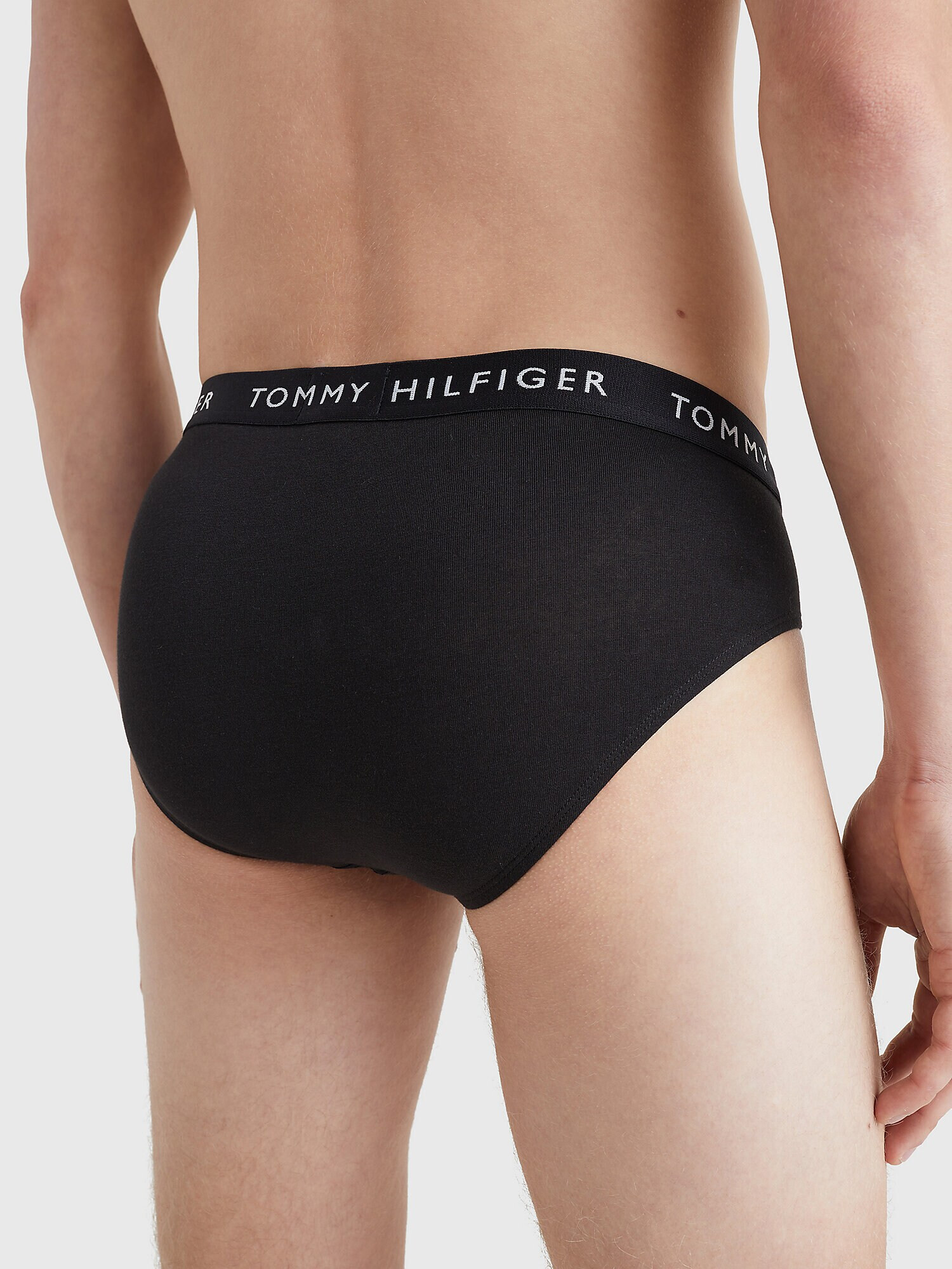 Tommy Hilfiger Underwear Nohavičky 'Essential' čierna / biela - Pepit.sk