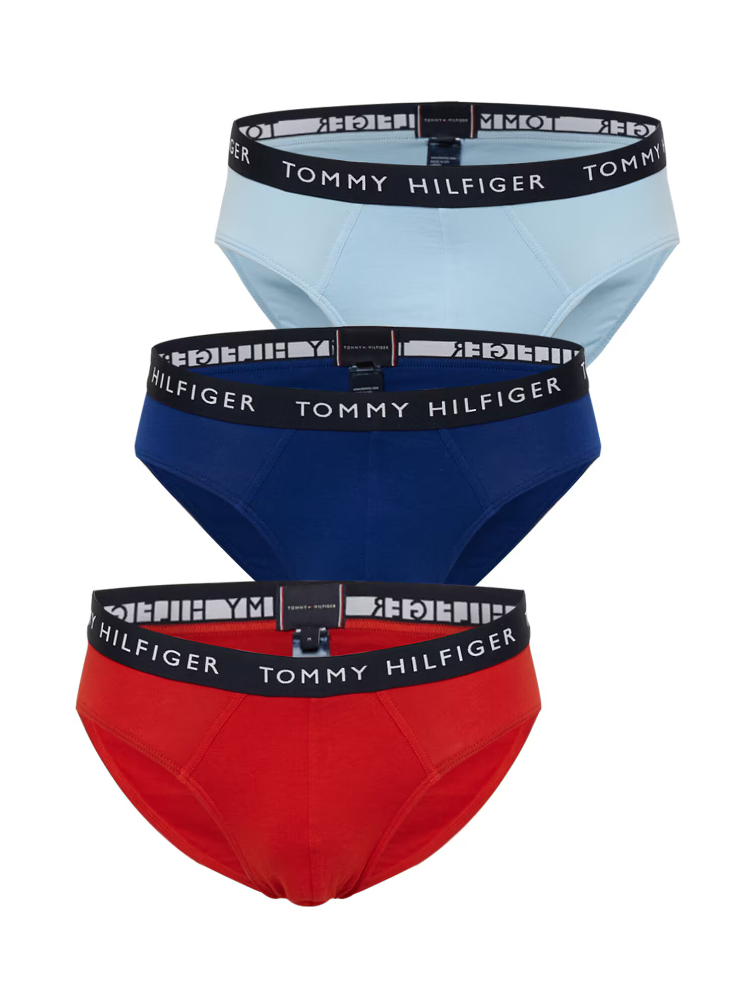 Tommy Hilfiger Underwear Nohavičky námornícka modrá / svetlomodrá / hrdzavo červená / čierna - Pepit.sk