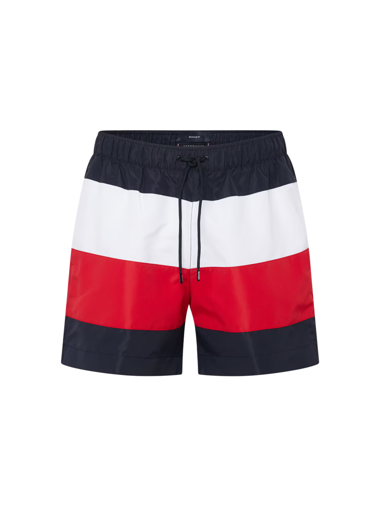 Tommy Hilfiger Underwear Plavecké šortky námornícka modrá / červená / šedobiela - Pepit.sk