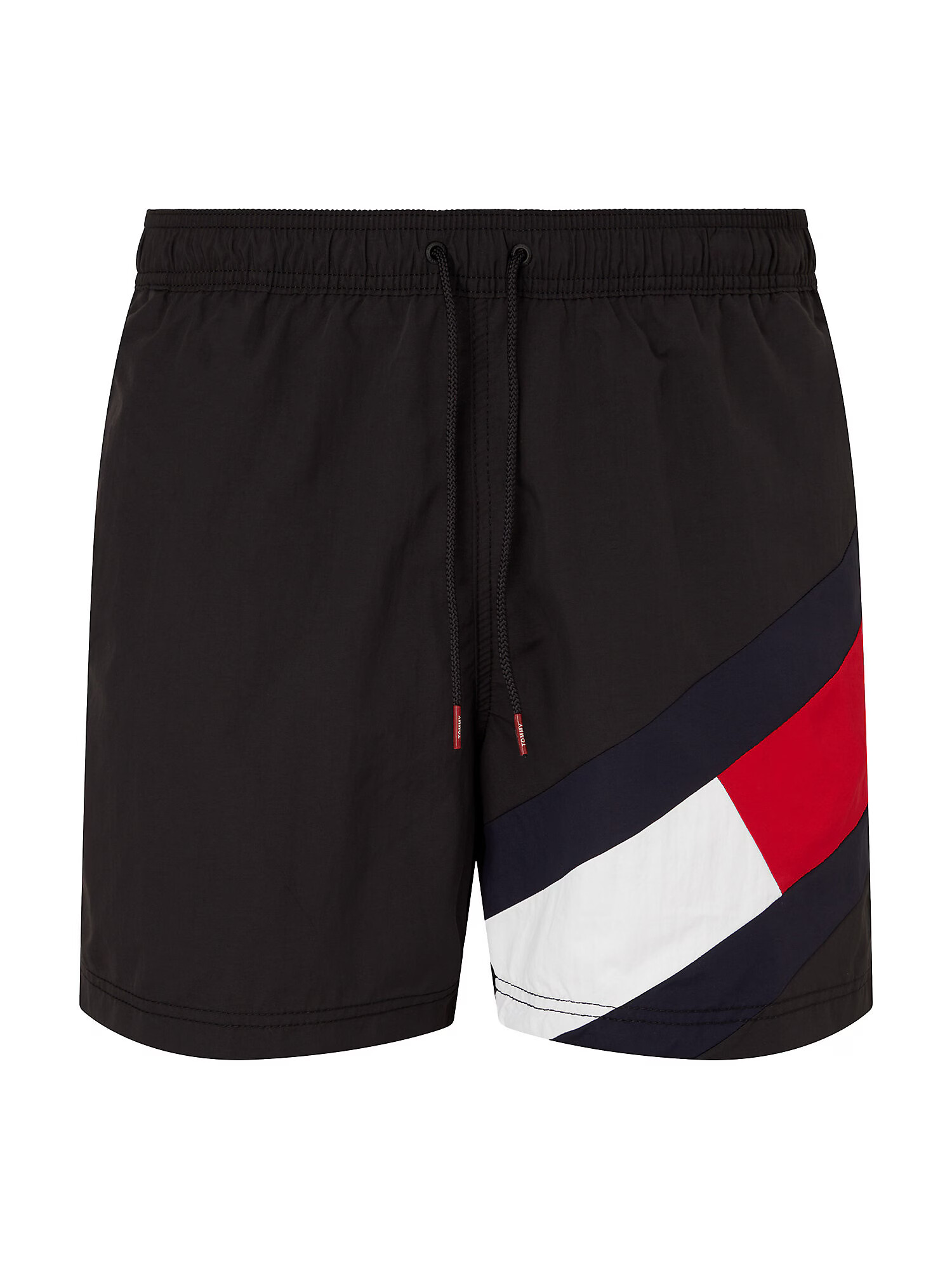 Tommy Hilfiger Underwear Plavecké šortky námornícka modrá / svetločervená / čierna / biela - Pepit.sk