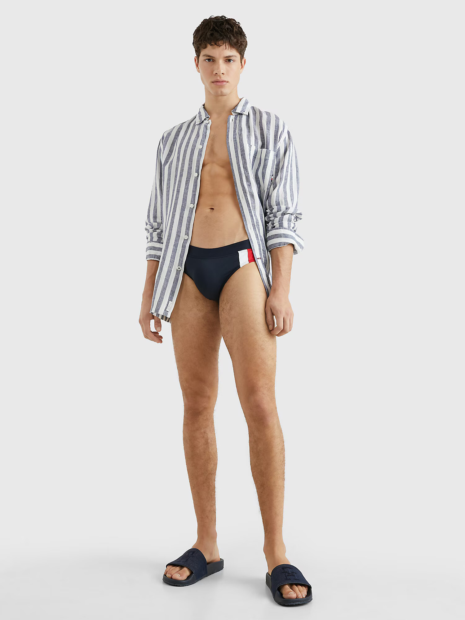 Tommy Hilfiger Underwear Plavky námornícka modrá / červená / biela - Pepit.sk