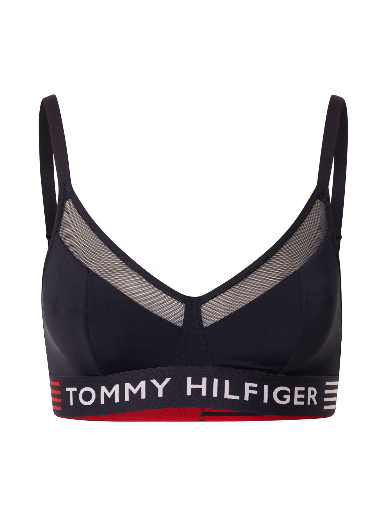 Tommy Hilfiger Underwear Podprsenka svetločervená / čierna / biela - Pepit.sk