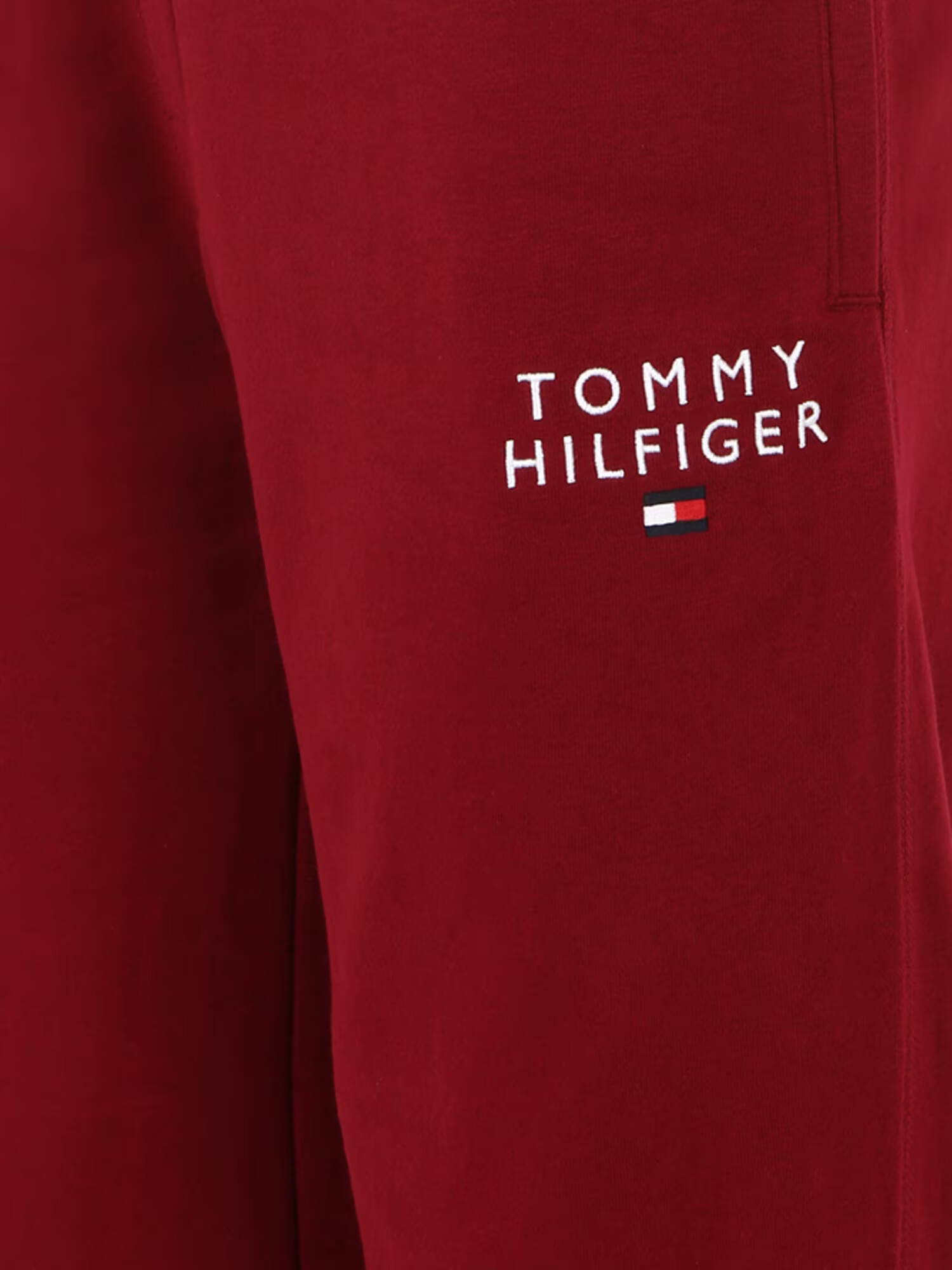 Tommy Hilfiger Underwear Pyžamové nohavice červená / biela - Pepit.sk