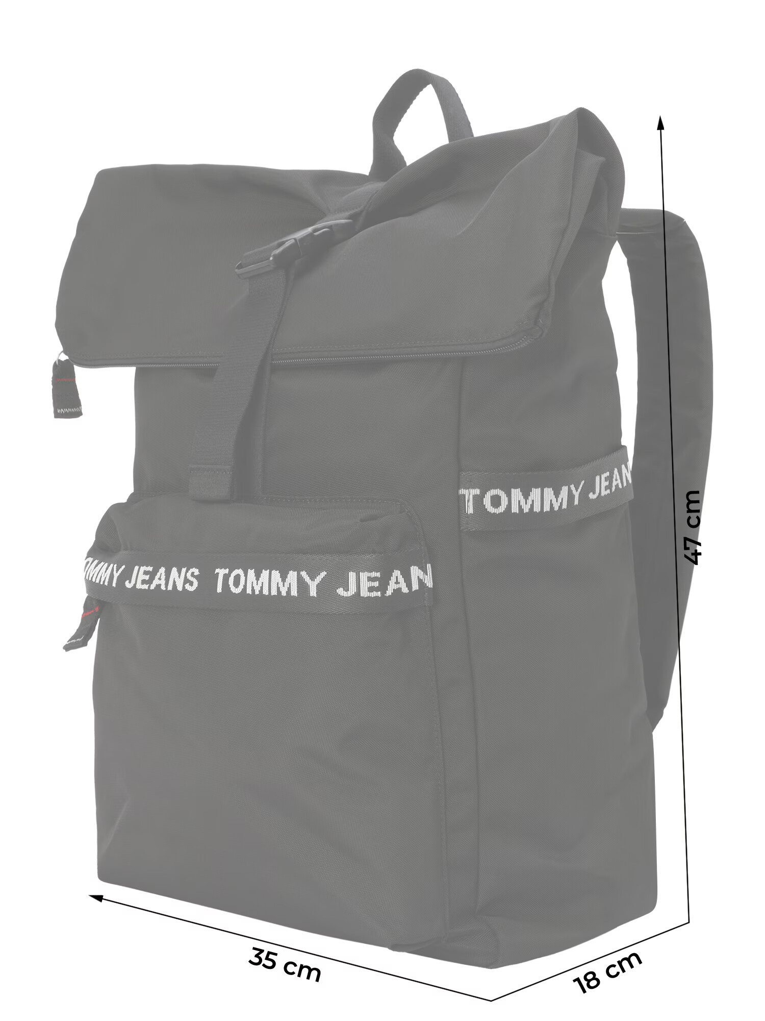 Tommy Jeans Batoh čierna / biela - Pepit.sk