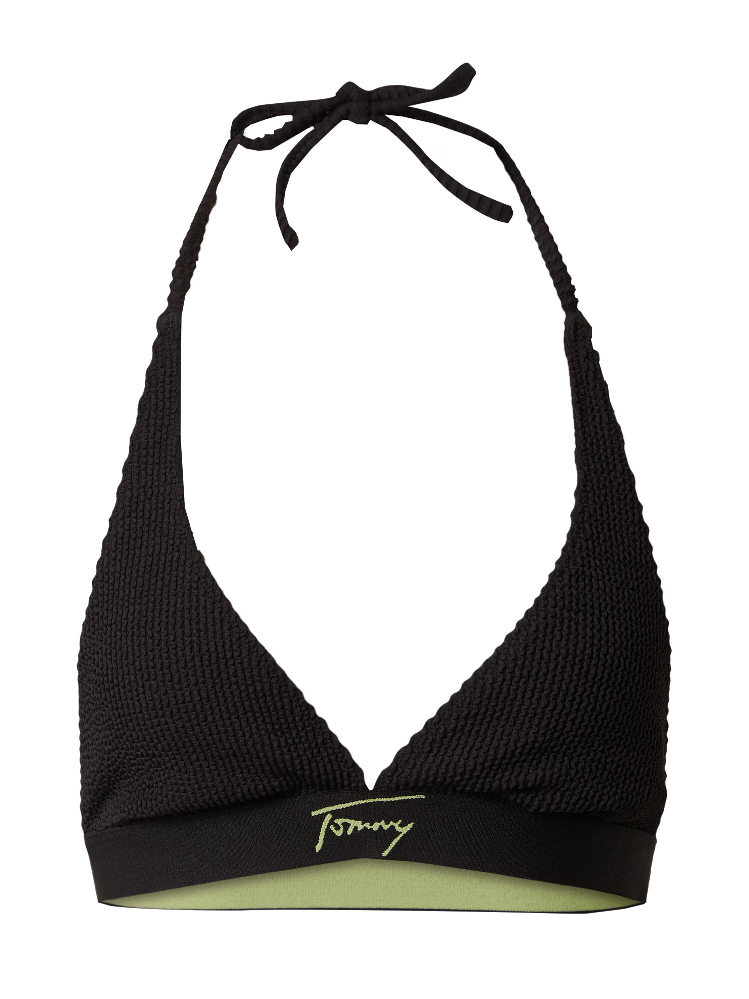 Tommy Jeans Bikinový top zelená / čierna - Pepit.sk