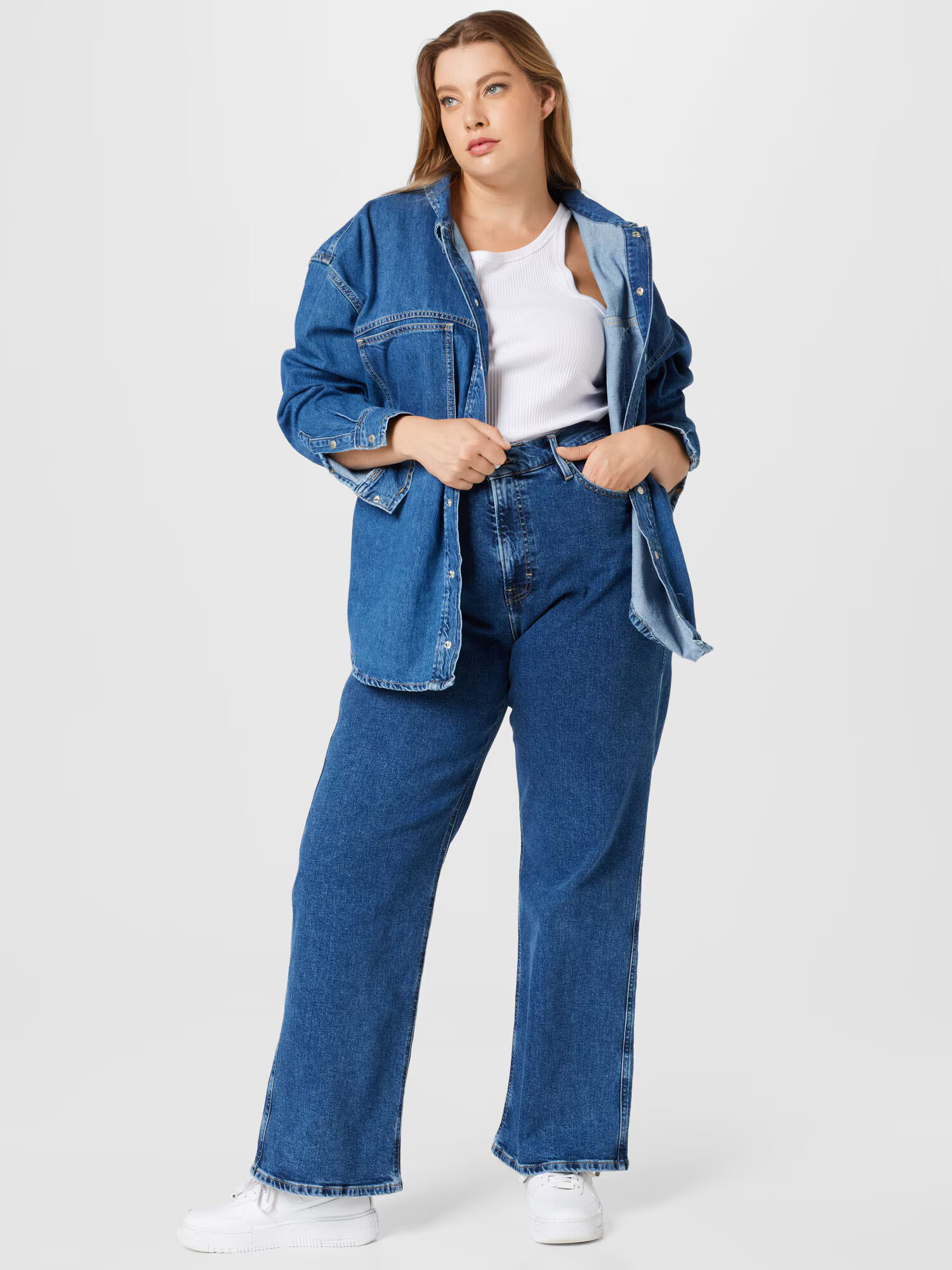 Tommy Jeans Curve Džínsy 'Betsy' modrá denim - Pepit.sk