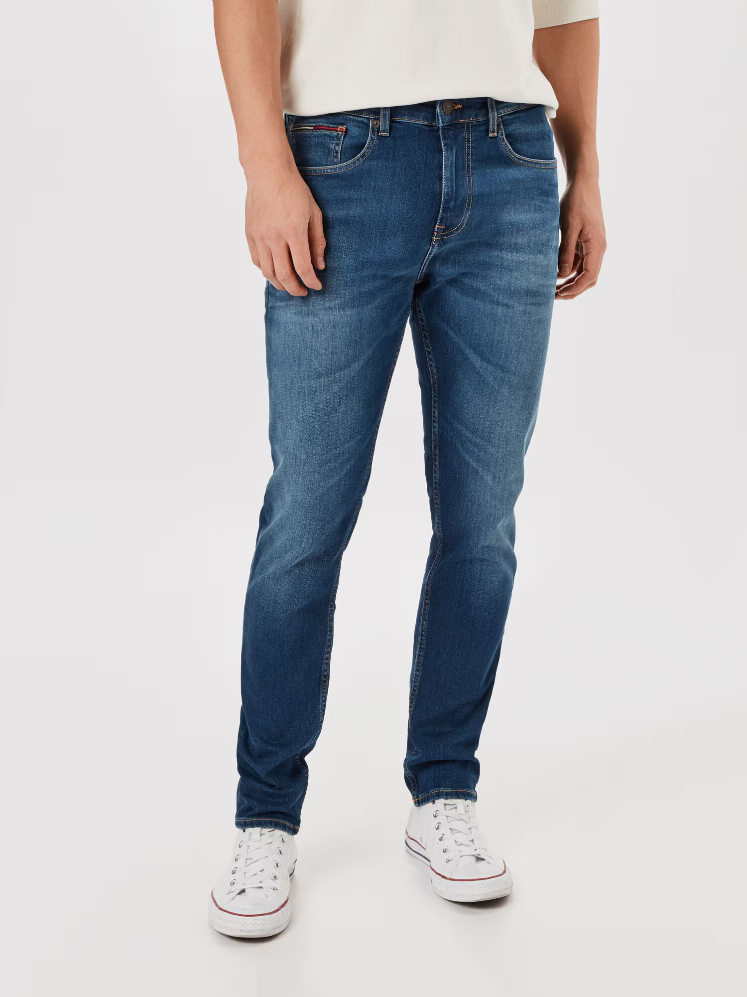 Tommy Jeans Džínsy 'Austin' modrá denim / čierna - Pepit.sk