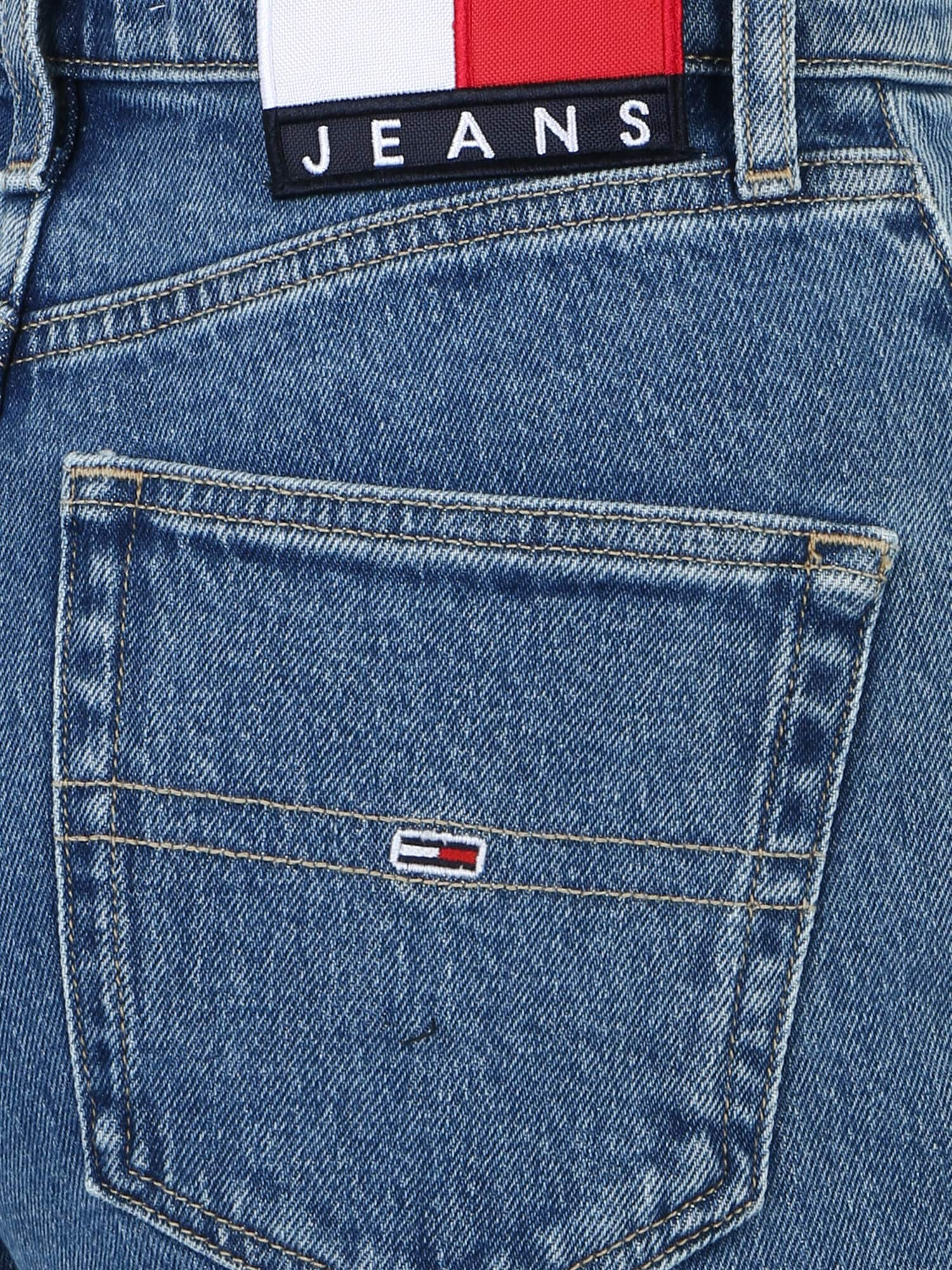 Tommy Jeans Džínsy 'JULIE' modrá denim / jasne červená / biela - Pepit.sk