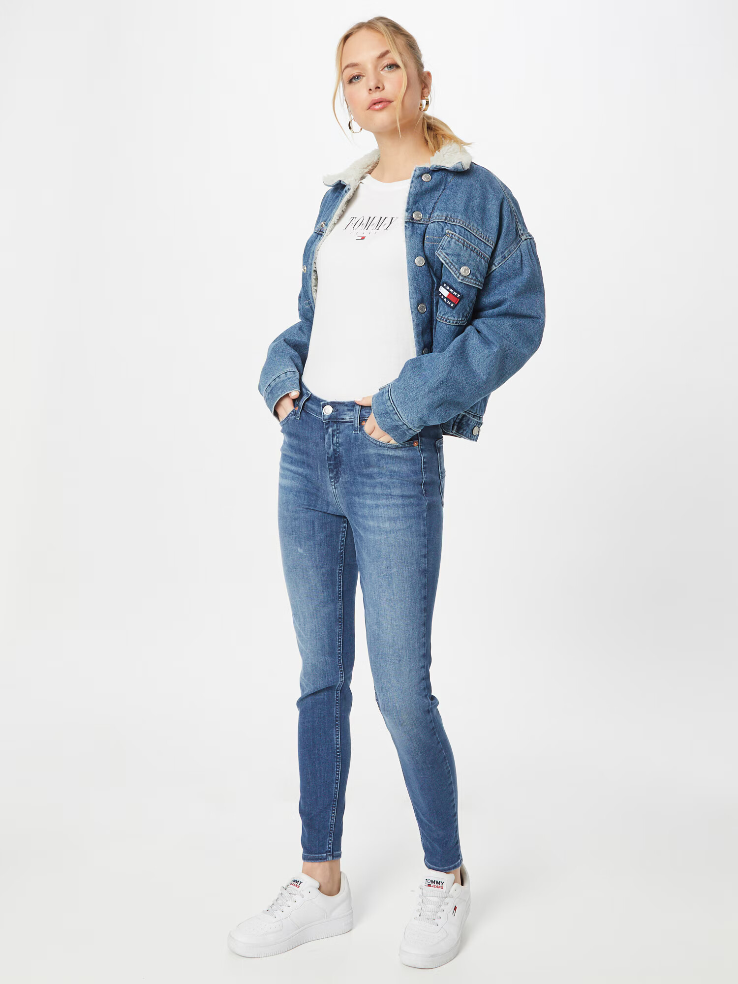 Tommy Jeans Džínsy 'Nora' modrá denim - Pepit.sk