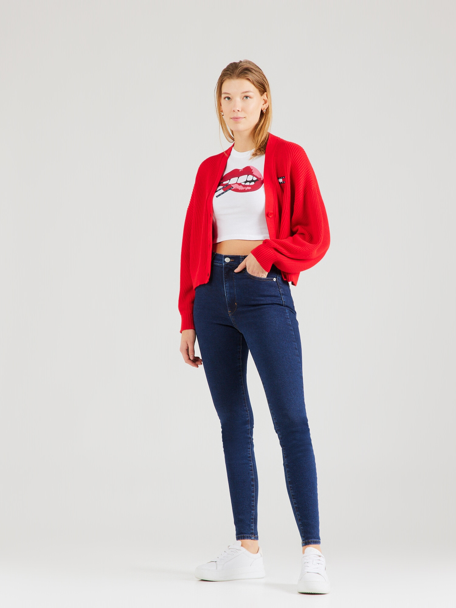 Tommy Jeans Džínsy 'SYLVIA' modrá denim - Pepit.sk