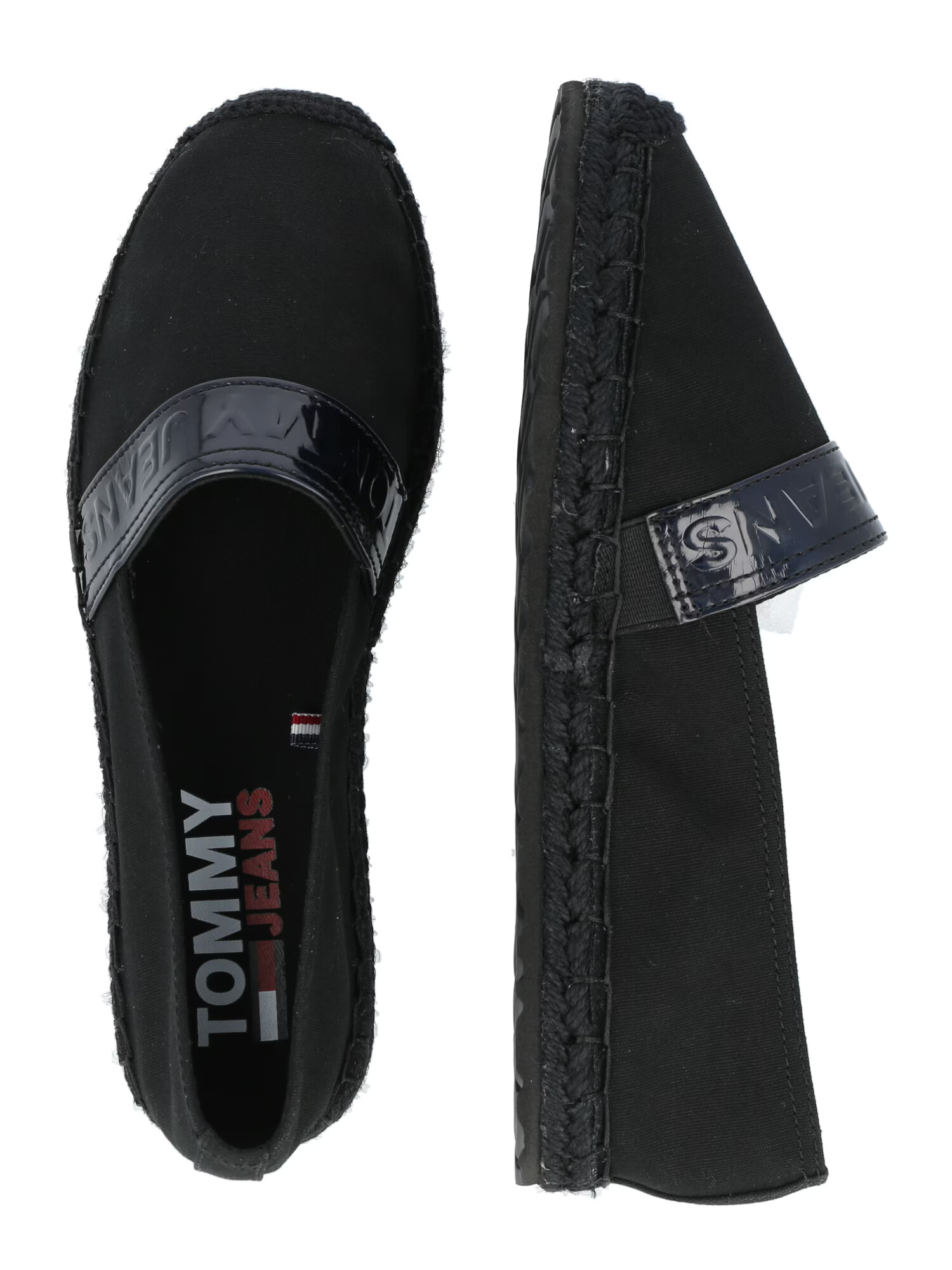 Tommy Jeans Espadrilky čierna - Pepit.sk