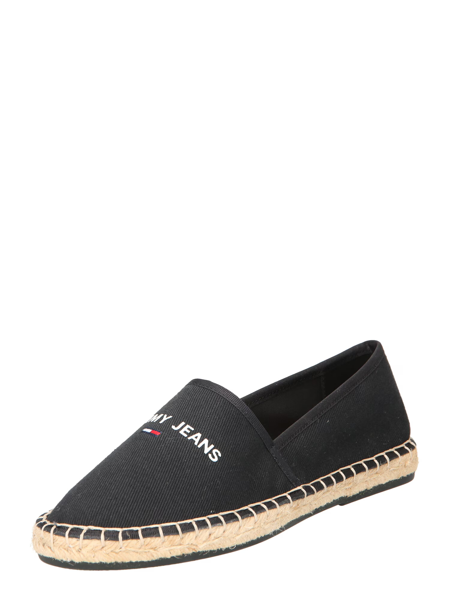 Tommy Jeans Espadrilky čierna / biela - Pepit.sk