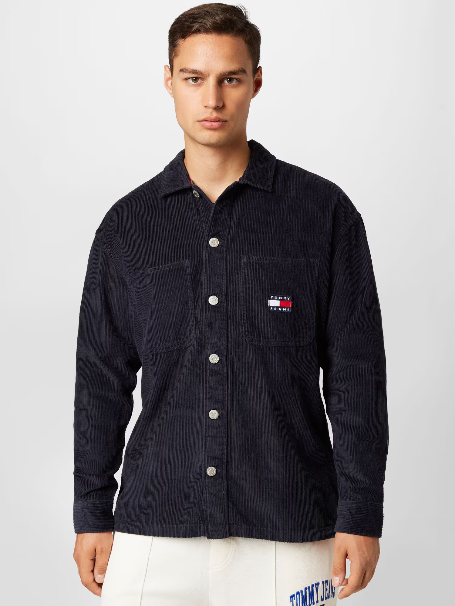 Tommy Jeans Košeľa námornícka modrá / tmavomodrá / červená / biela - Pepit.sk