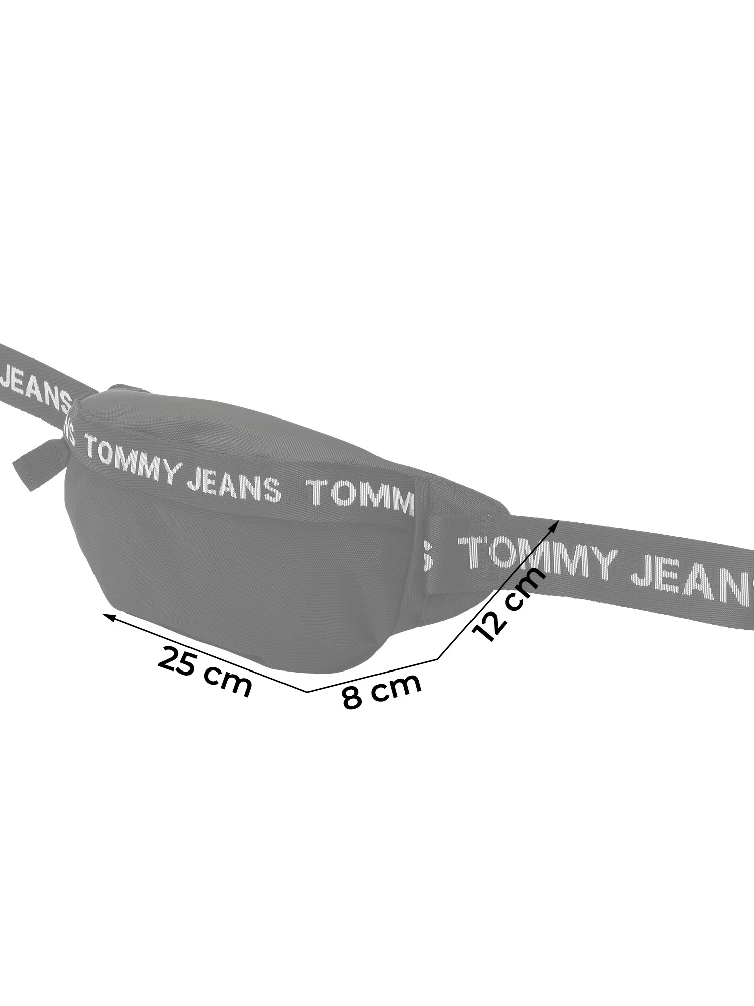 Tommy Jeans Ľadvinka čierna / biela - Pepit.sk