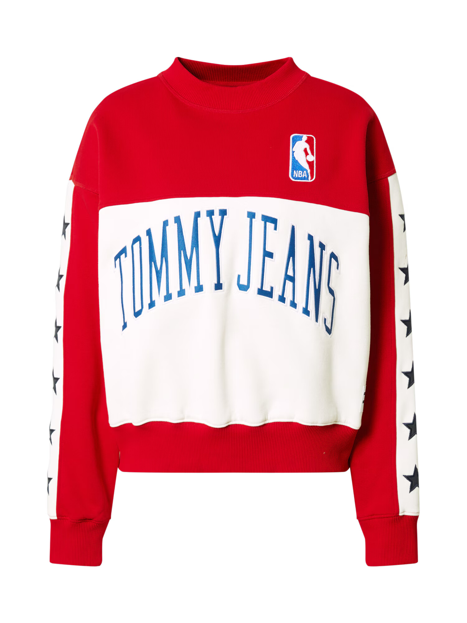 Tommy Jeans Mikina modrá / červená / biela - Pepit.sk