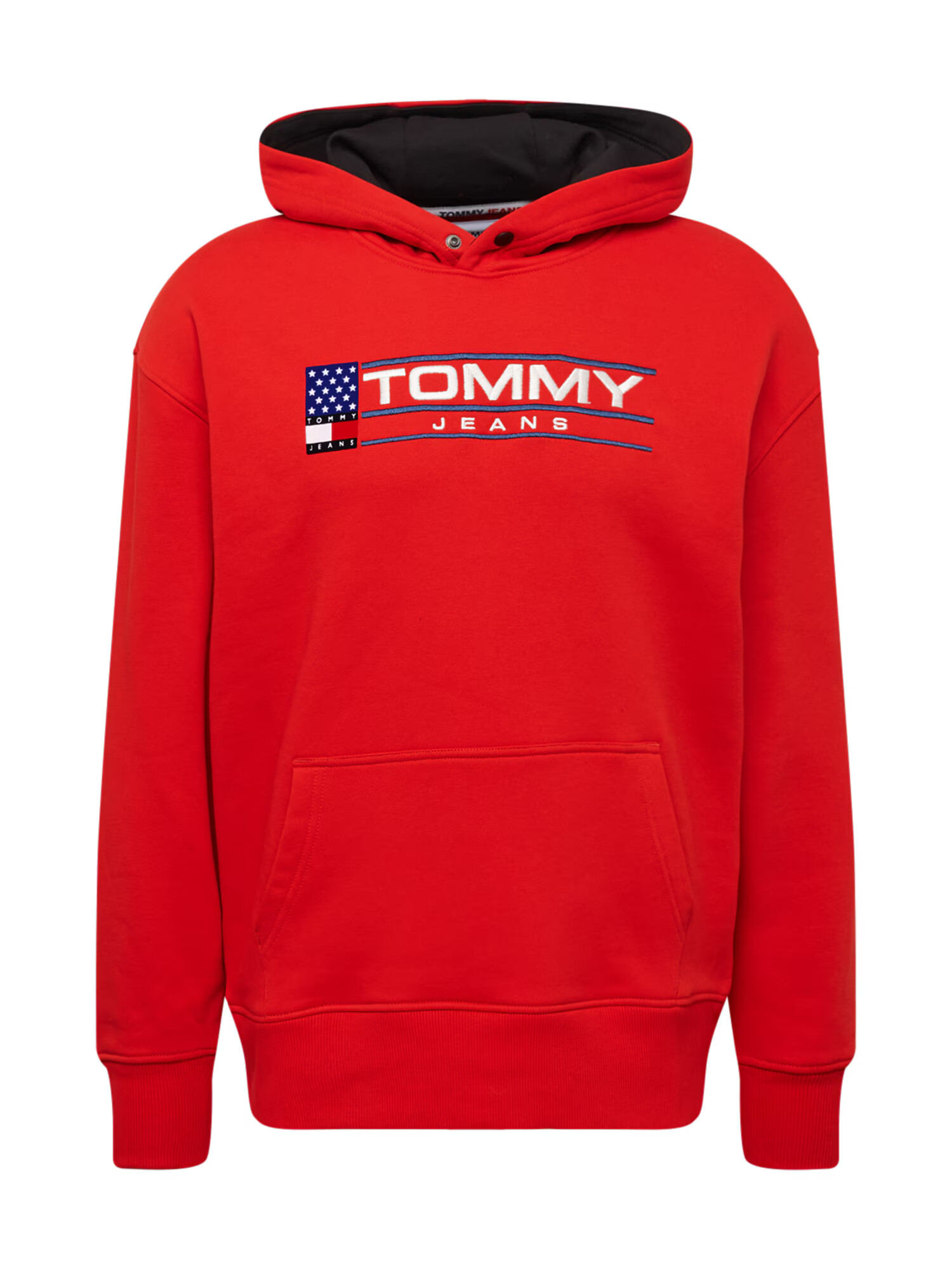 Tommy Jeans Mikina modrá / červená / čierna / biela - Pepit.sk