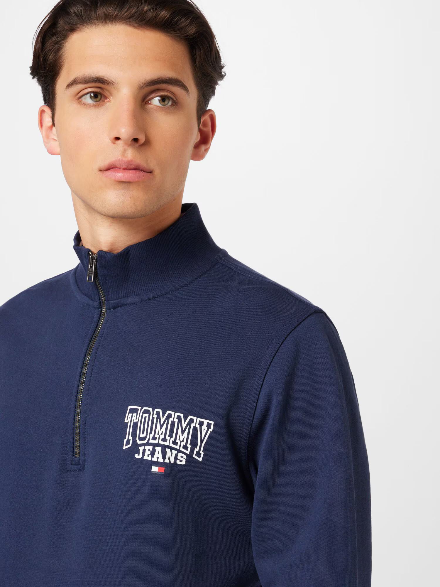 Tommy Jeans Mikina námornícka modrá / biela - Pepit.sk