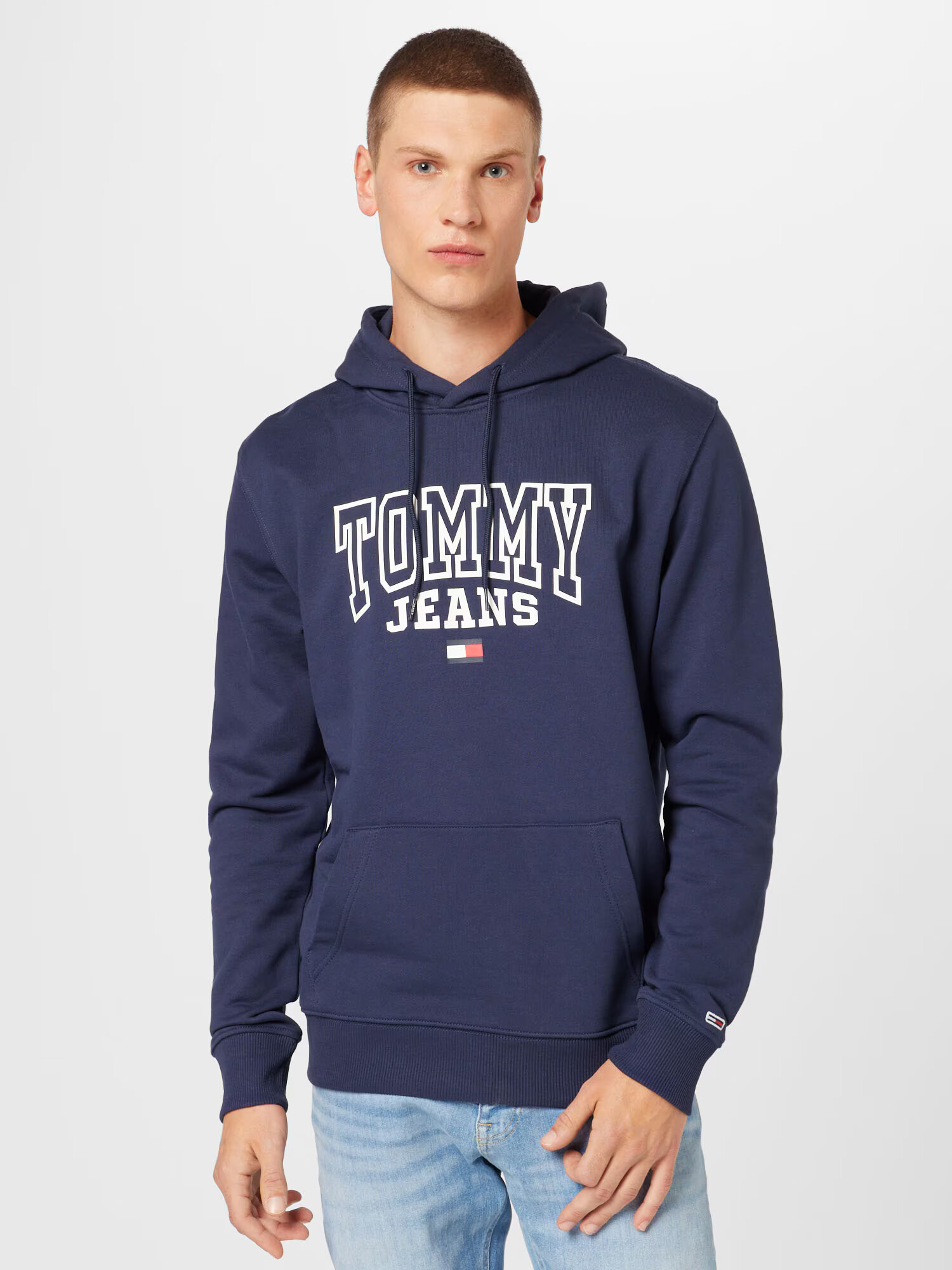 Tommy Jeans Mikina námornícka modrá / červená / biela - Pepit.sk