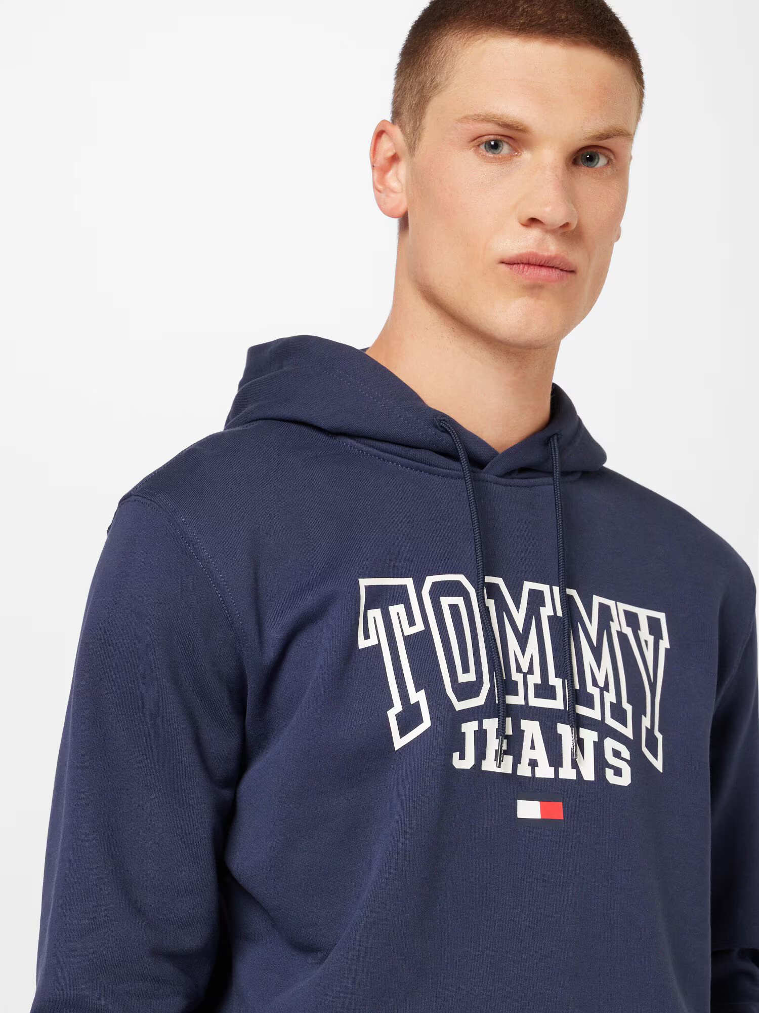 Tommy Jeans Mikina námornícka modrá / červená / biela - Pepit.sk