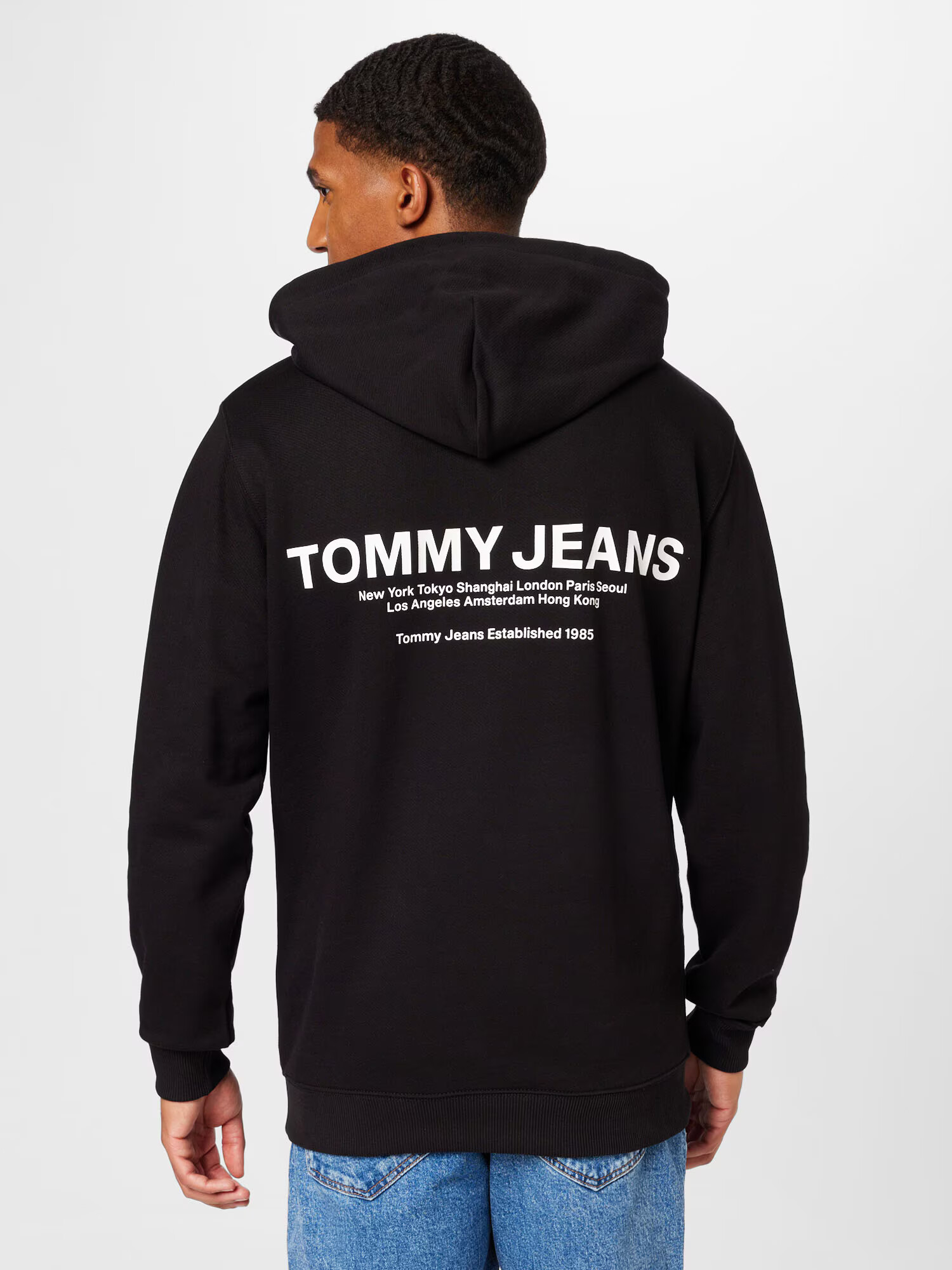 Tommy Jeans Mikina námornícka modrá / červená / čierna / biela - Pepit.sk