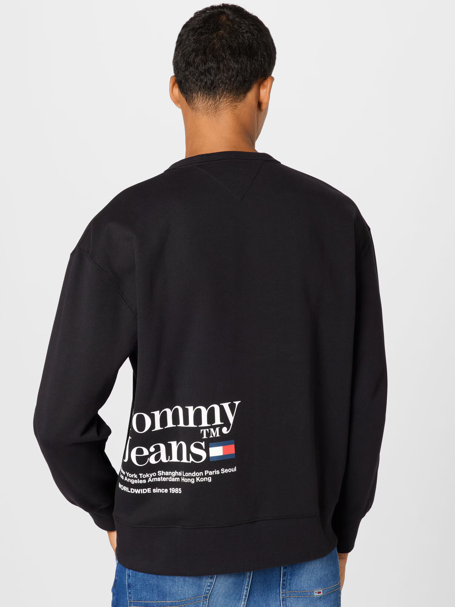 Tommy Jeans Mikina námornícka modrá / červená / čierna / biela - Pepit.sk