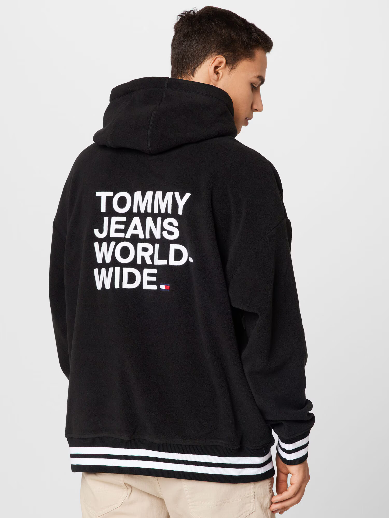 Tommy Jeans Mikina námornícka modrá / ohnivo červená / čierna / biela - Pepit.sk