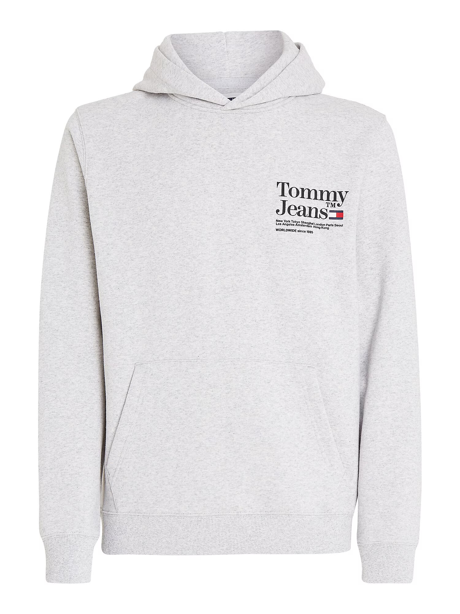 Tommy Jeans Mikina námornícka modrá / sivá melírovaná / červená / čierna / biela - Pepit.sk