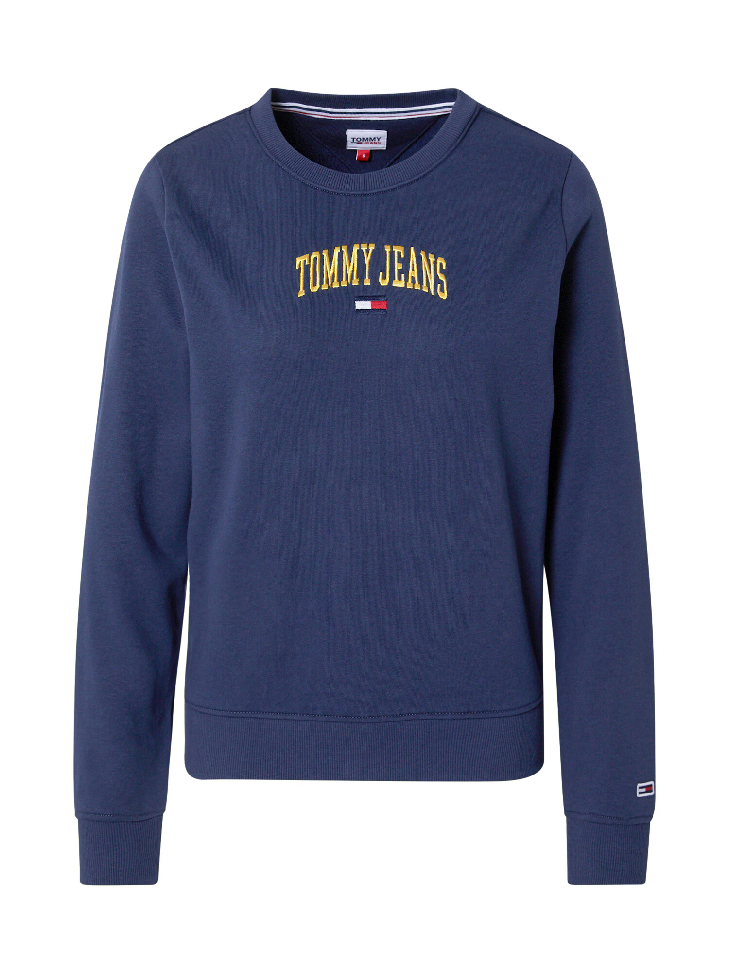 Tommy Jeans Mikina námornícka modrá / zlatá / červená / biela - Pepit.sk