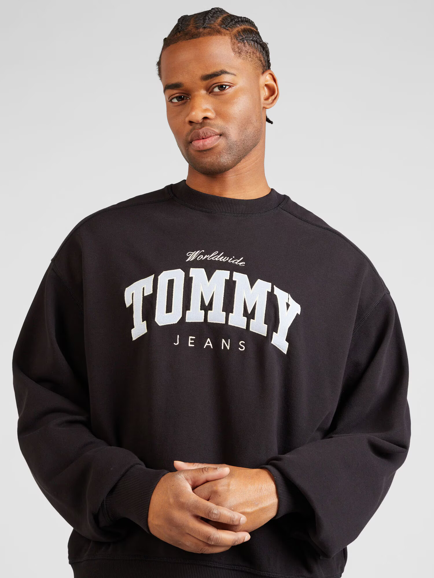 Tommy Jeans Mikina pastelovo žltá / čierna / biela - Pepit.sk