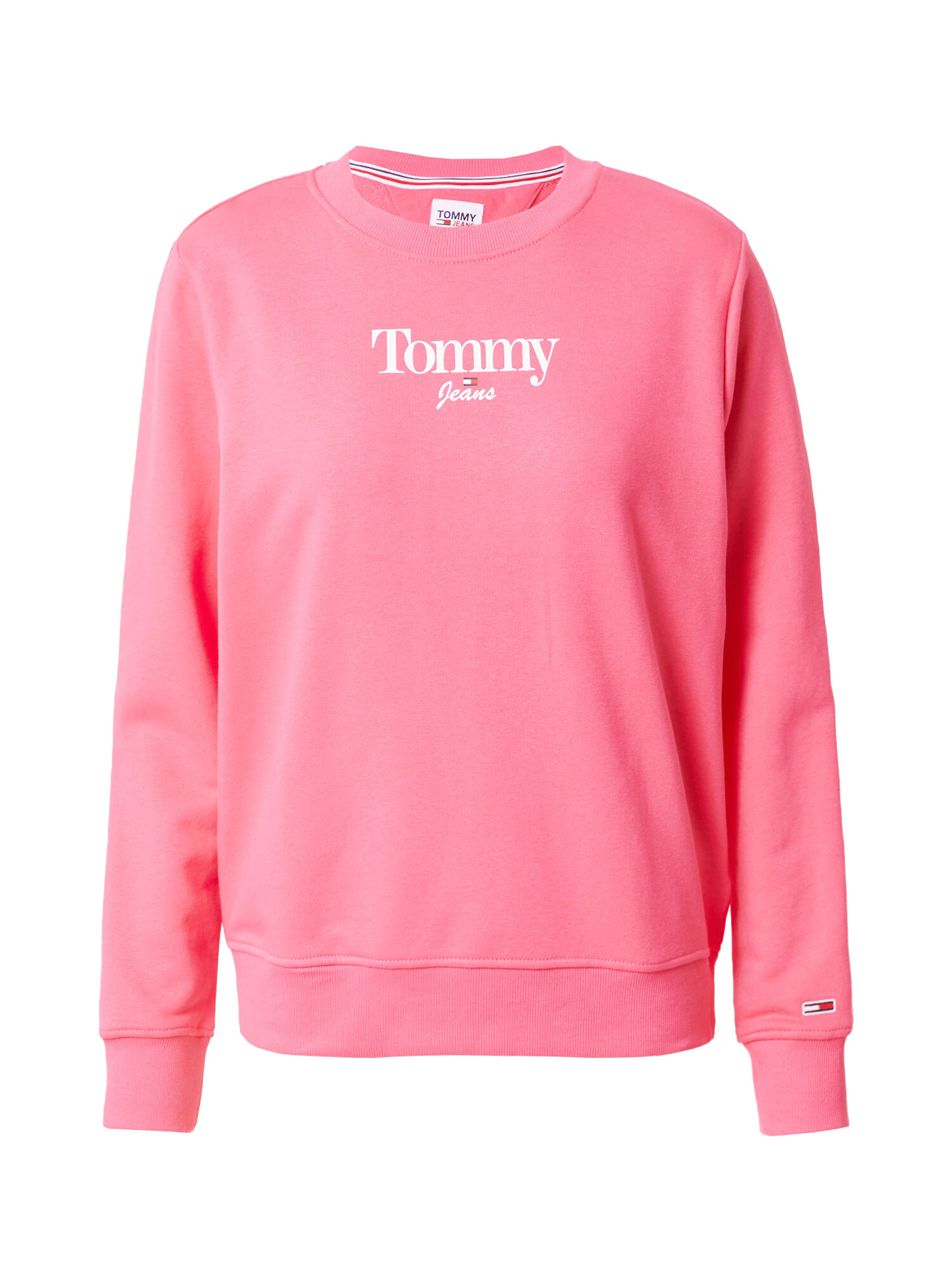 Tommy Jeans Mikina ružová / biela - Pepit.sk