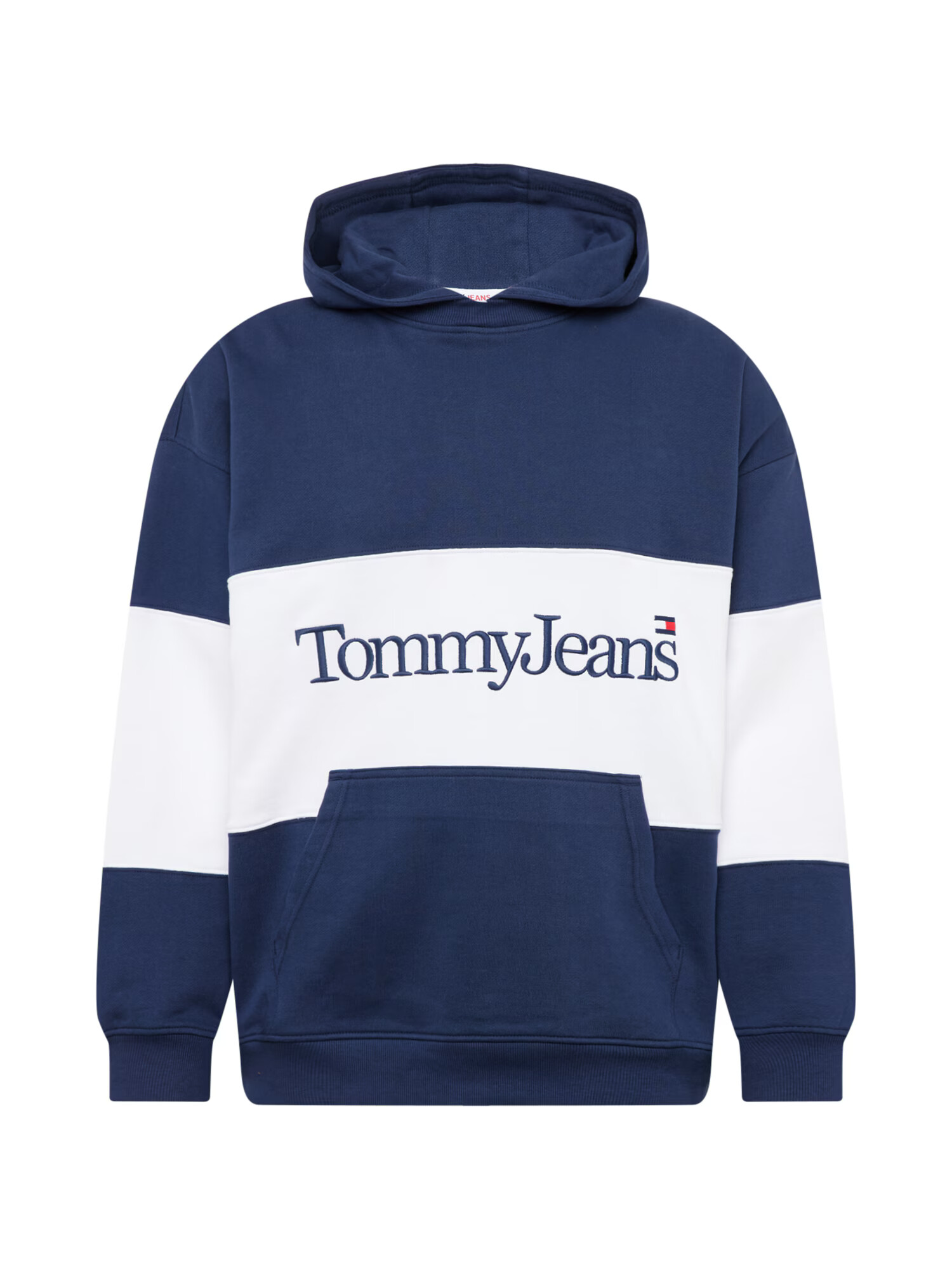 Tommy Jeans Mikina tmavomodrá / biela - Pepit.sk