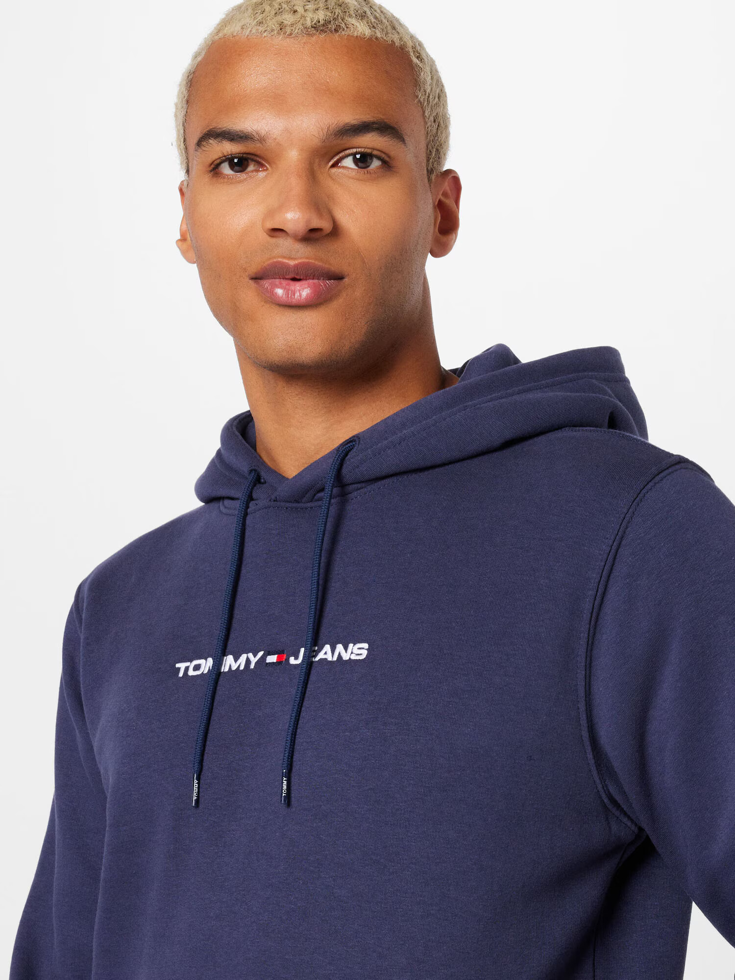 Tommy Jeans Mikina tmavomodrá / červená / biela - Pepit.sk