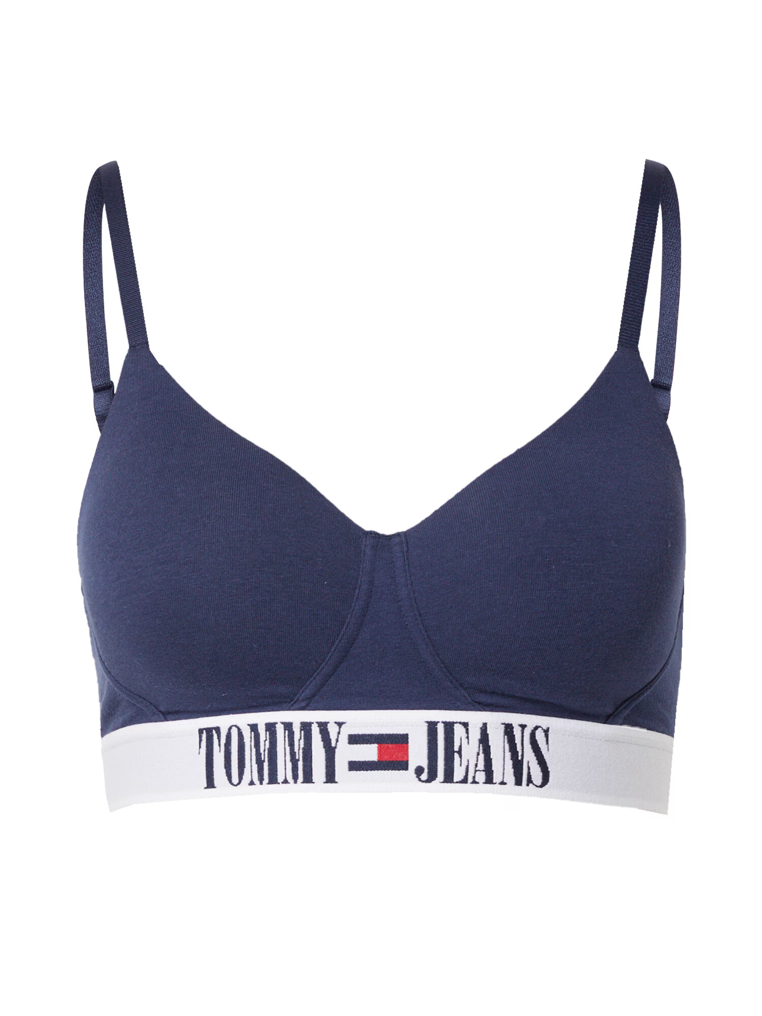 Tommy Jeans Podprsenka námornícka modrá / ohnivo červená / biela - Pepit.sk