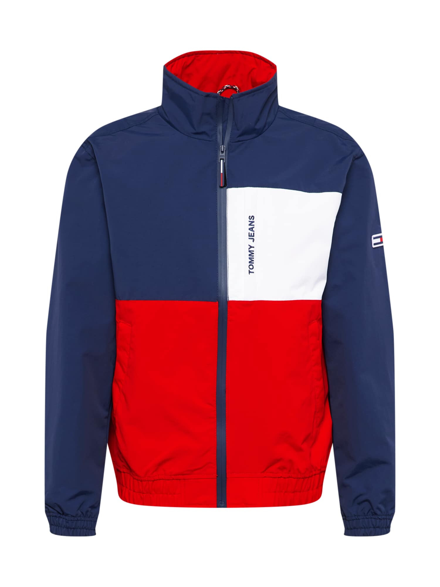 Tommy Jeans Prechodná bunda námornícka modrá / červená / biela - Pepit.sk