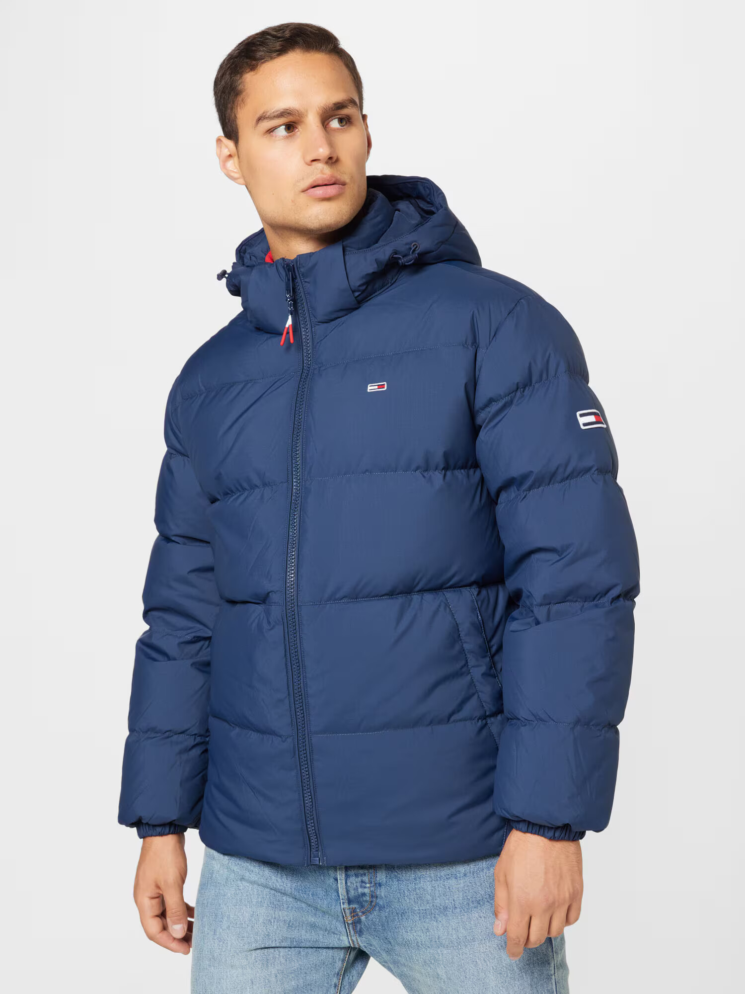 Tommy Jeans Zimná bunda tmavomodrá - Pepit.sk