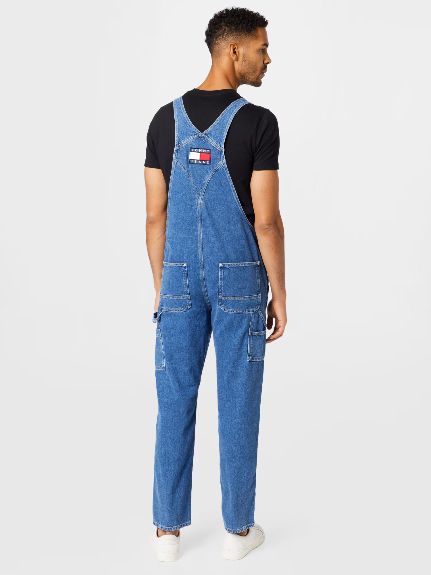 Tommy Jeans Rifle na traky modrá denim - Pepit.sk