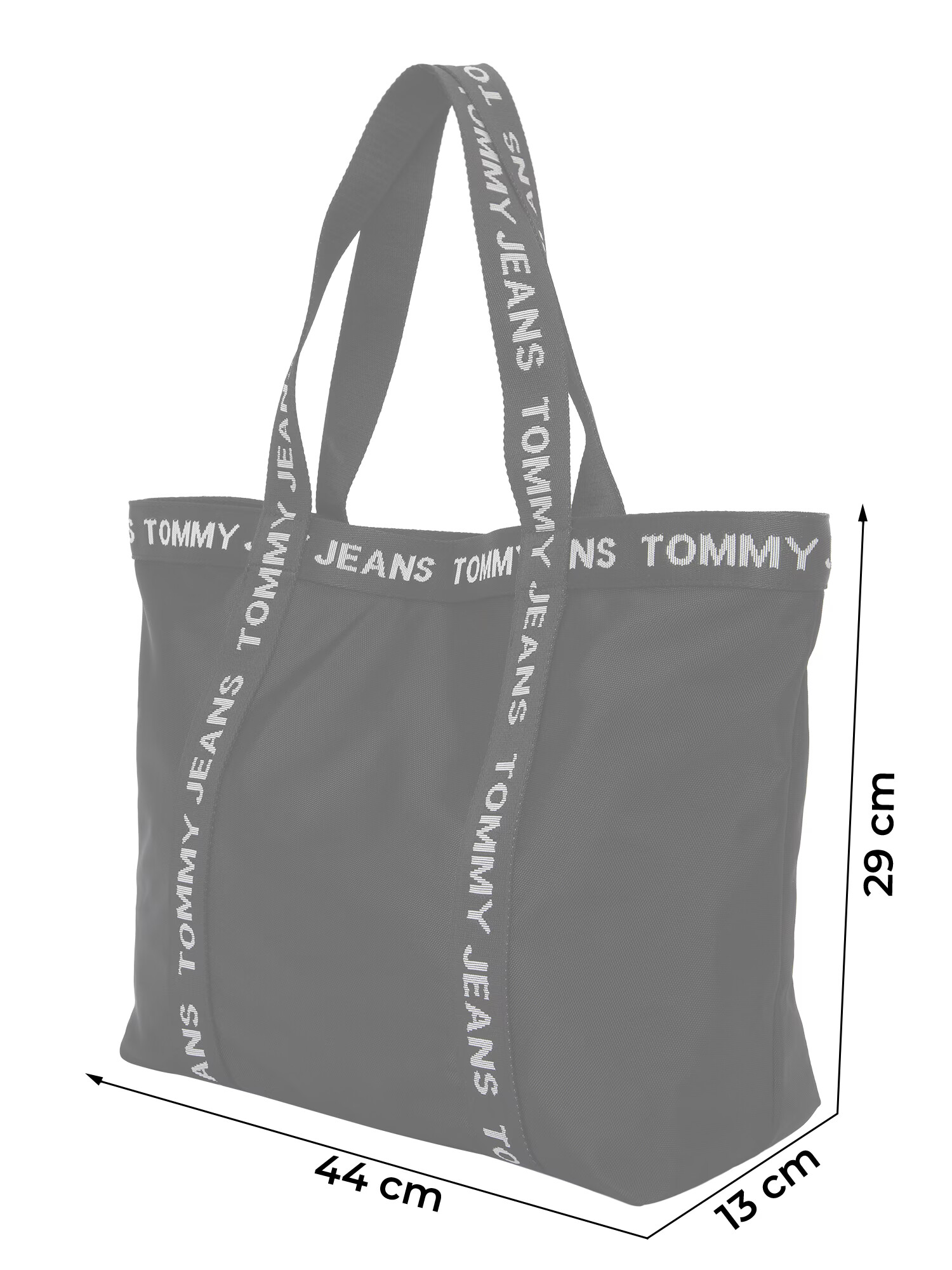 Tommy Jeans Shopper svetlosivá / čierna - Pepit.sk