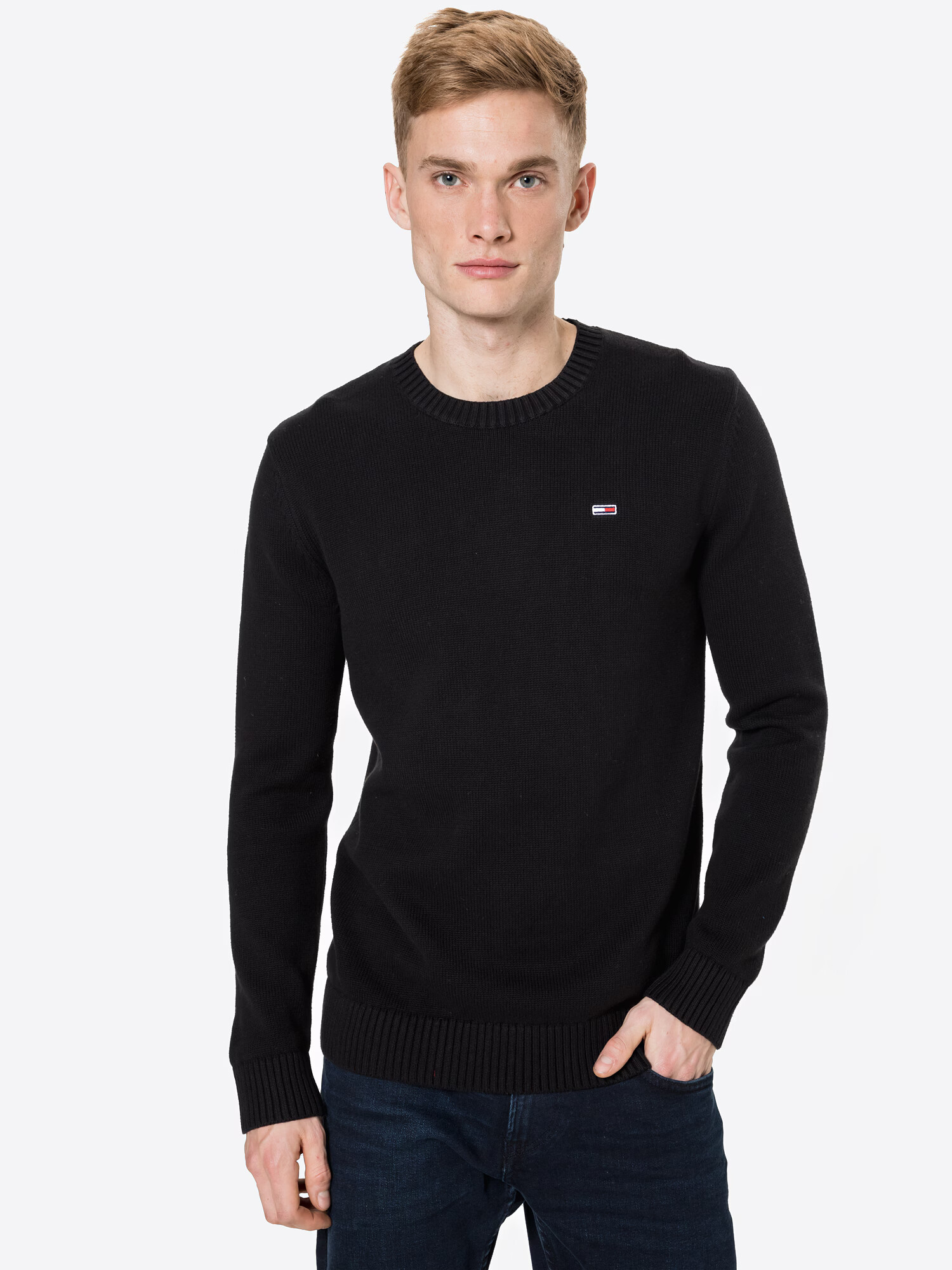 Tommy Jeans Sveter čierna - Pepit.sk