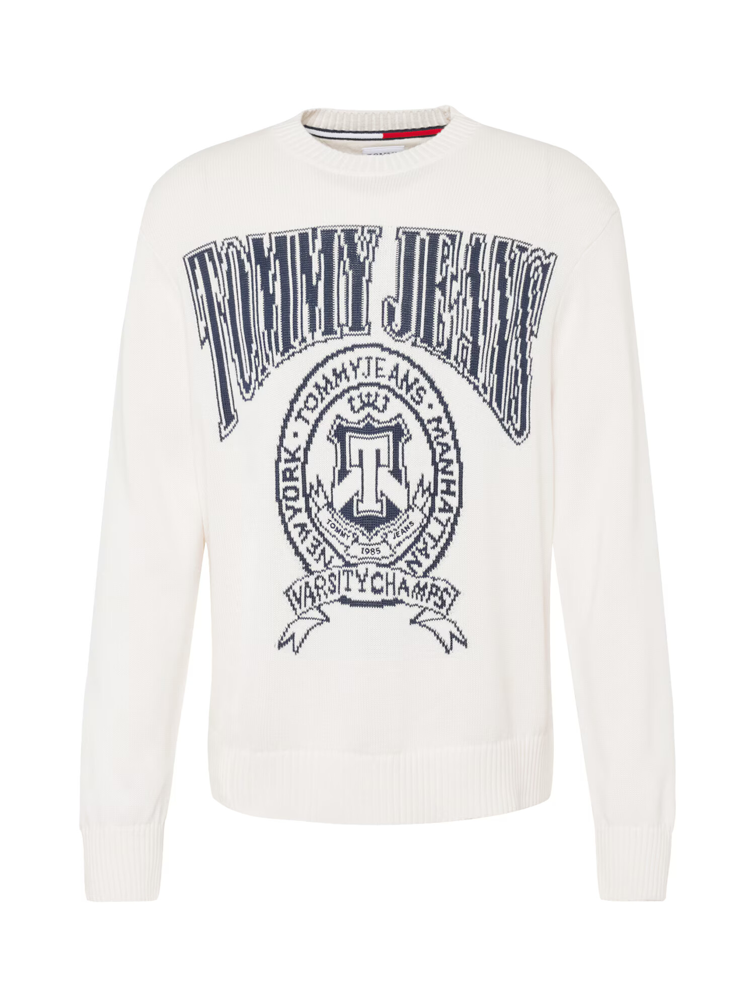 Tommy Jeans Sveter námornícka modrá / biela - Pepit.sk