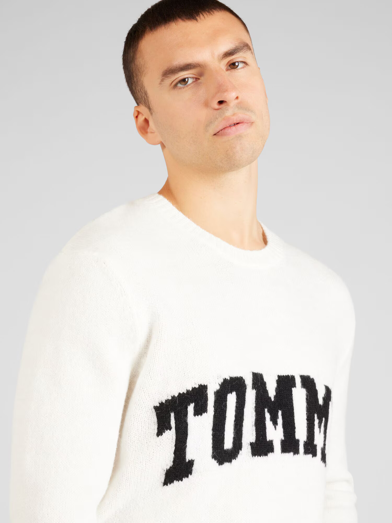 Tommy Jeans Sveter námornícka modrá / biela - Pepit.sk