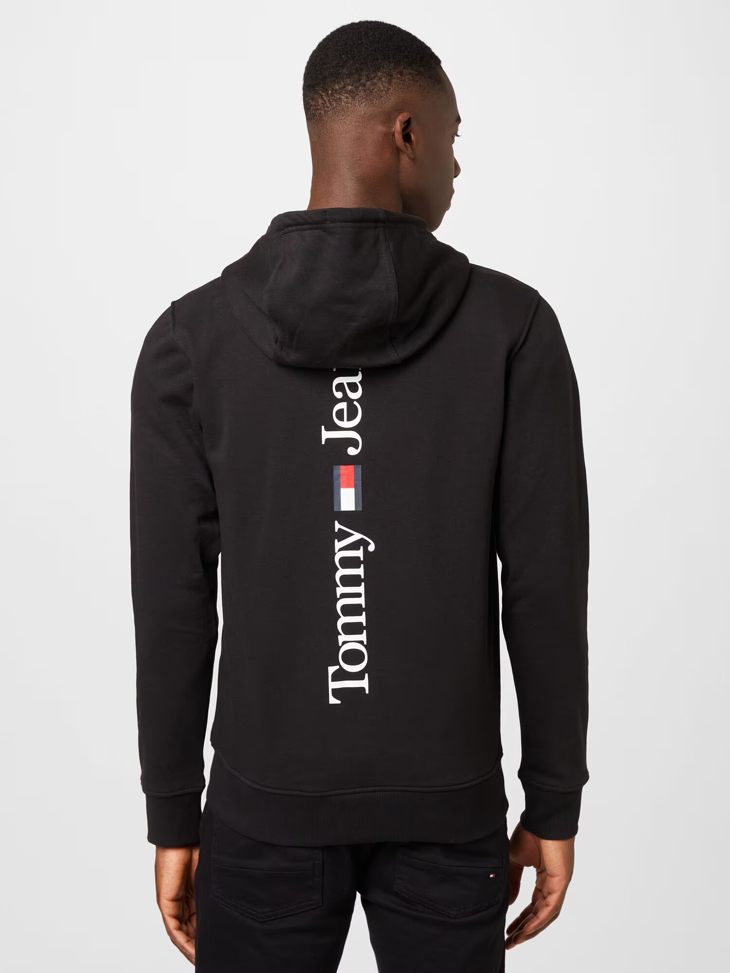 Tommy Jeans Tepláková bunda čierna - Pepit.sk