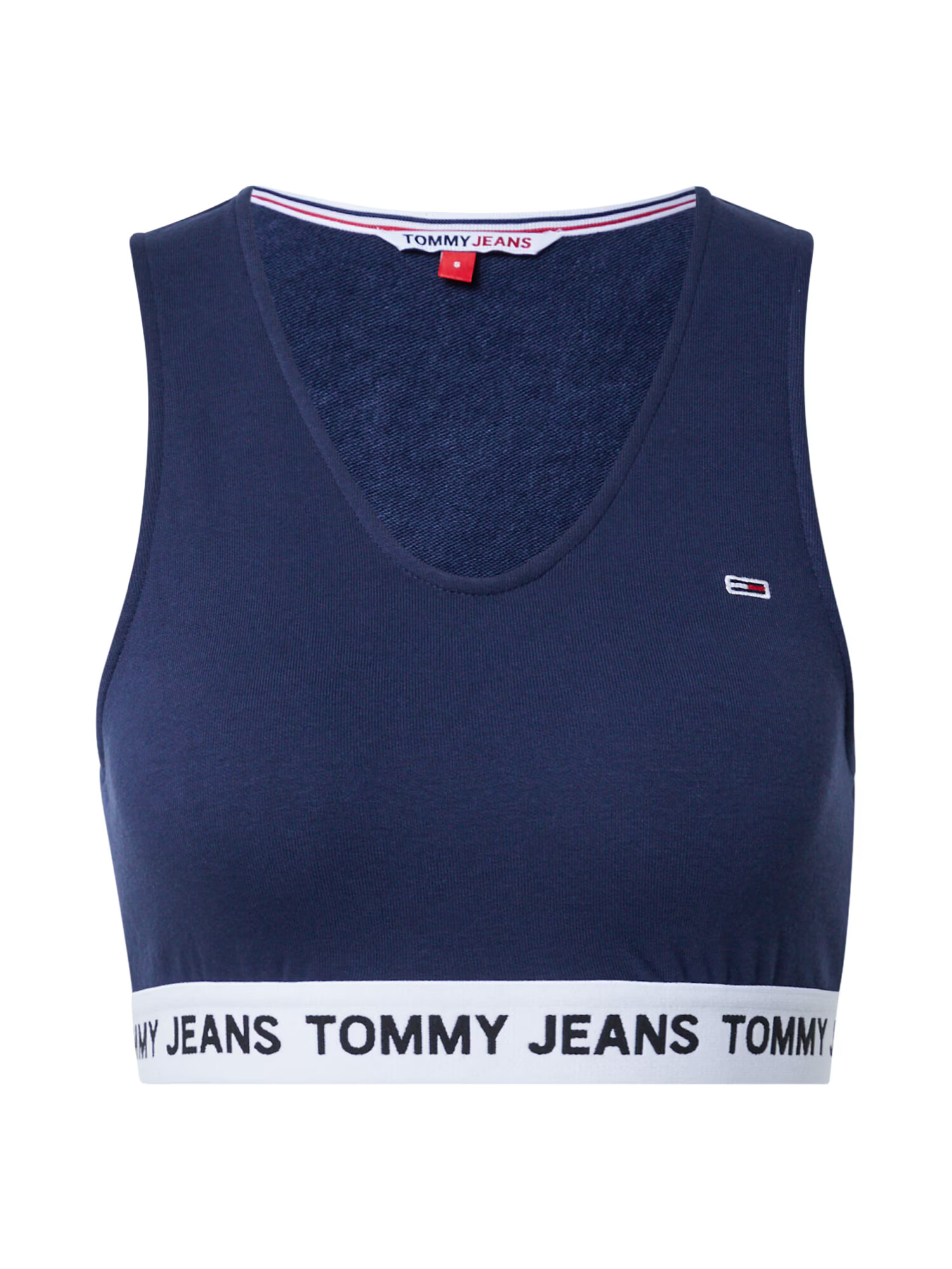 Tommy Jeans Top námornícka modrá / biela - Pepit.sk