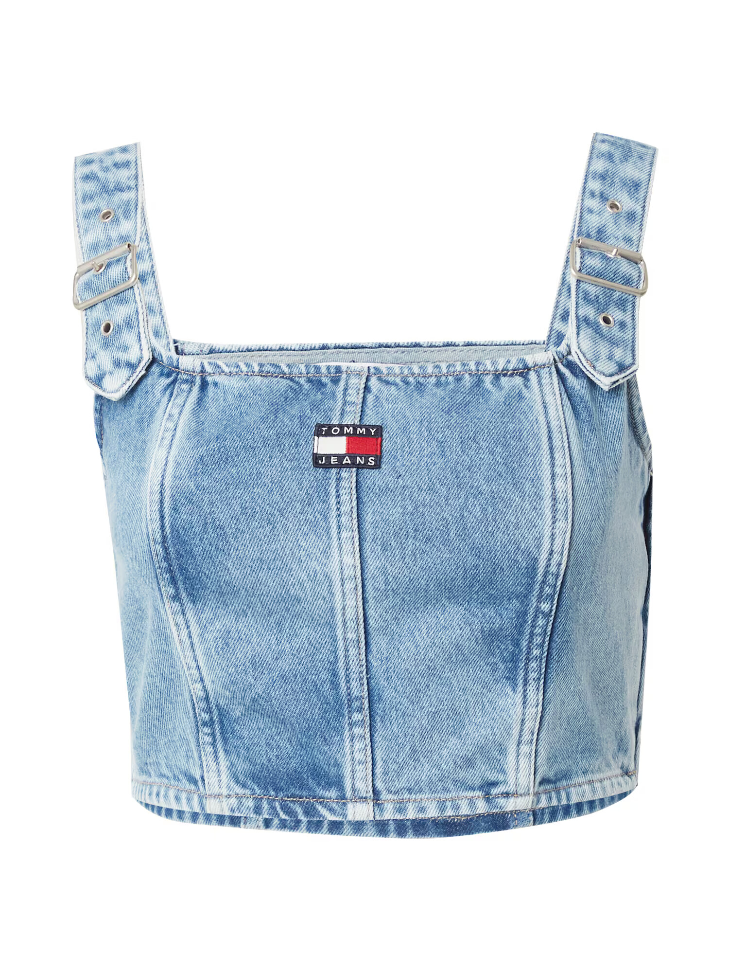 Tommy Jeans Top námornícka modrá / modrá denim / červená / biela - Pepit.sk