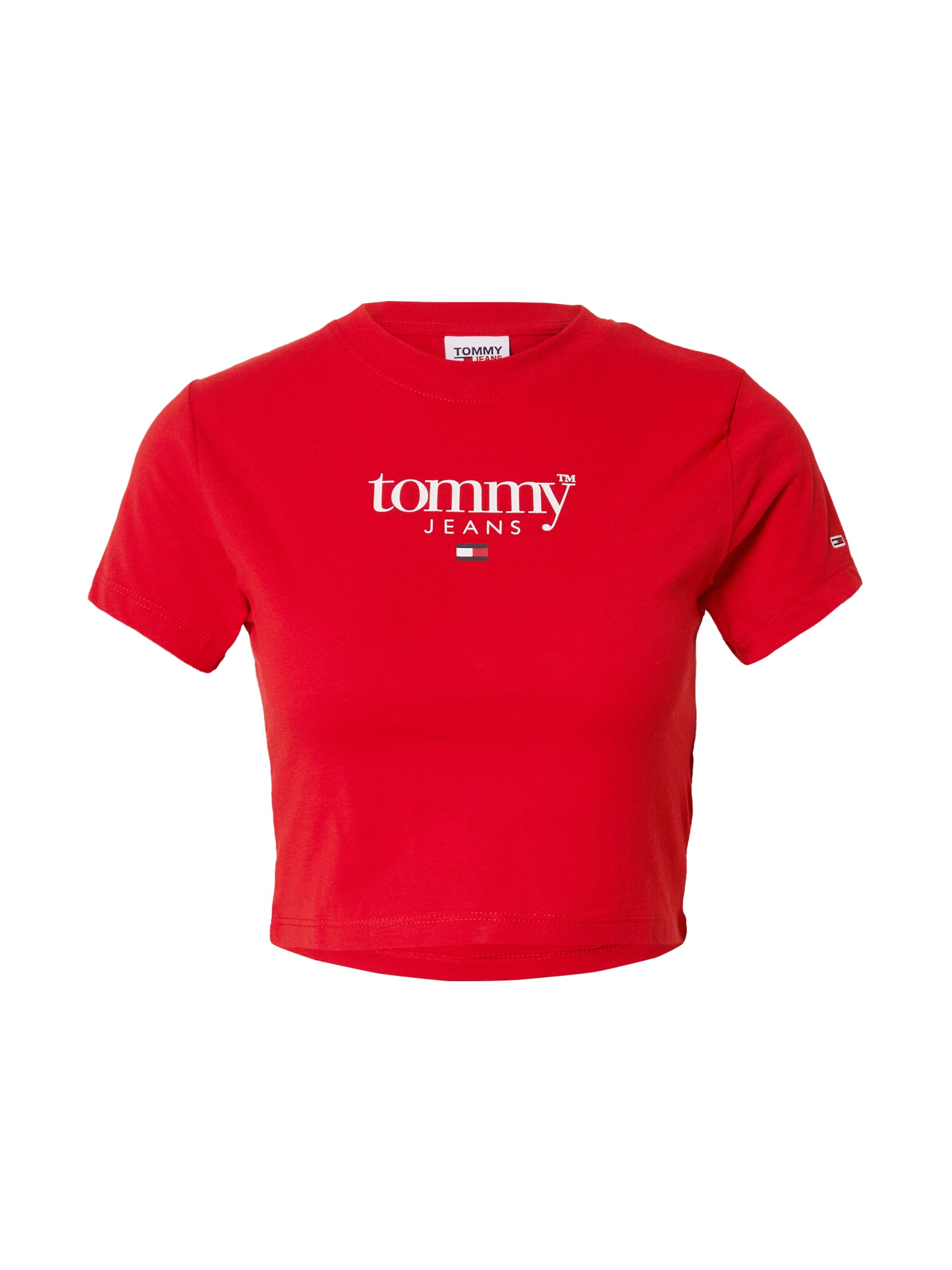 Tommy Jeans Tričko červená / biela - Pepit.sk