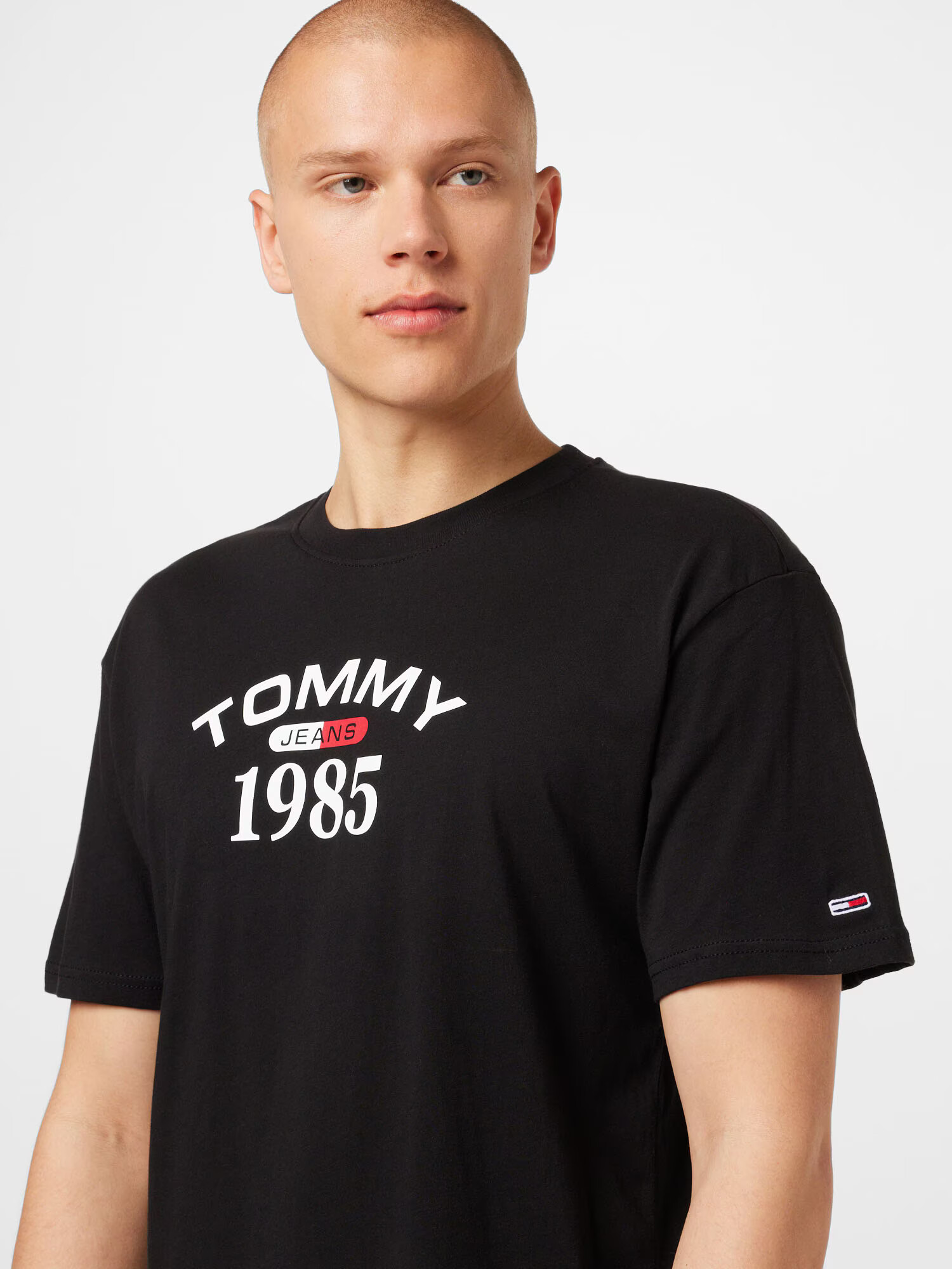 Tommy Jeans Tričko červená / čierna / biela - Pepit.sk