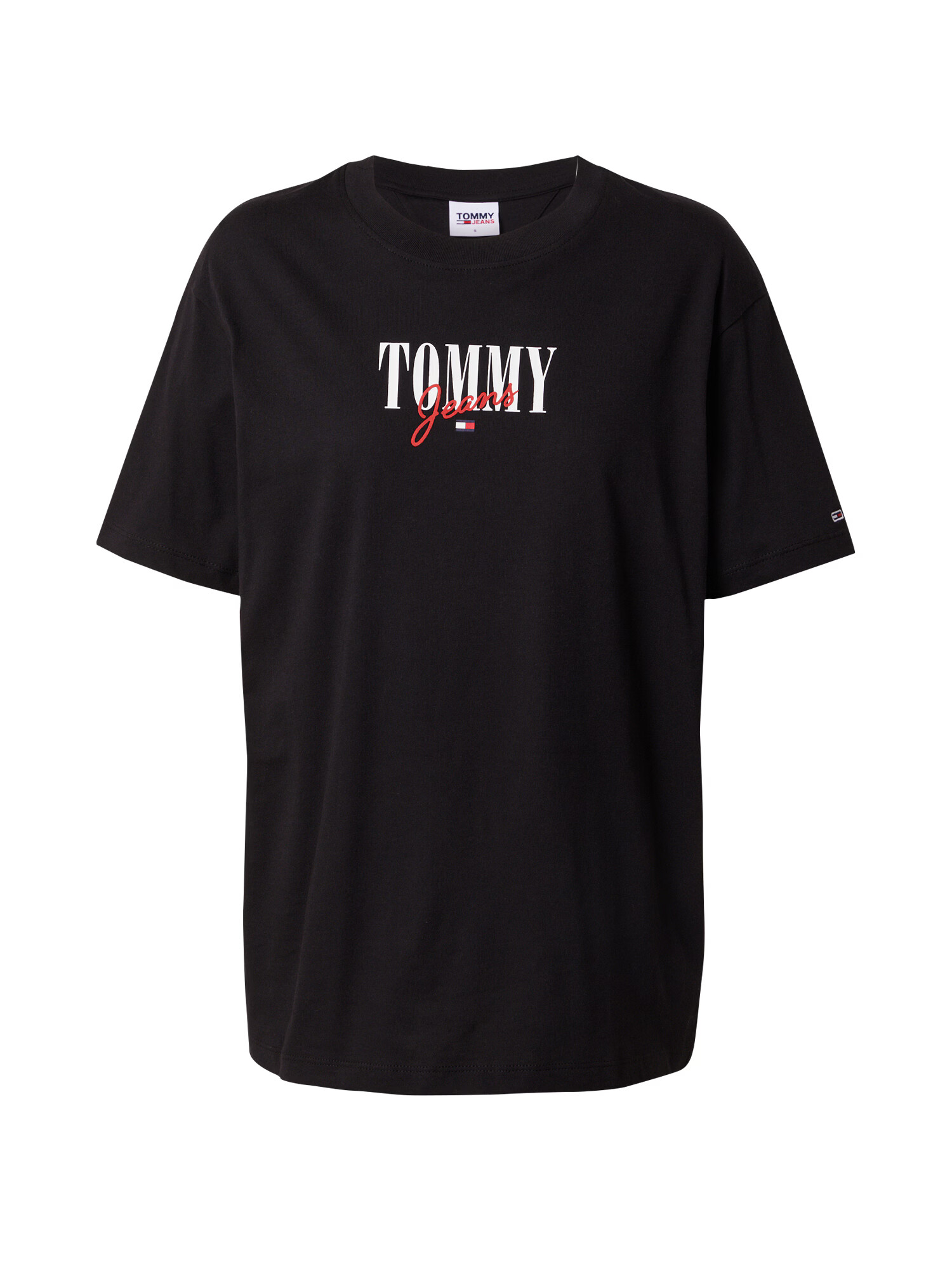 Tommy Jeans Tričko červená / čierna / biela - Pepit.sk