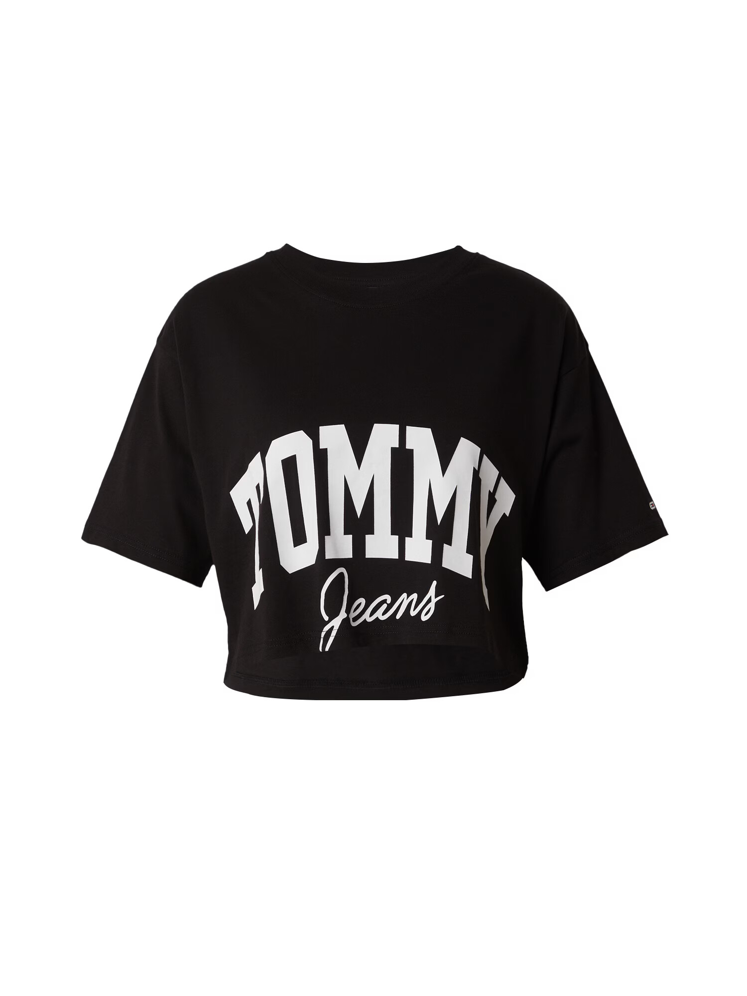 Tommy Jeans Tričko čierna / biela - Pepit.sk