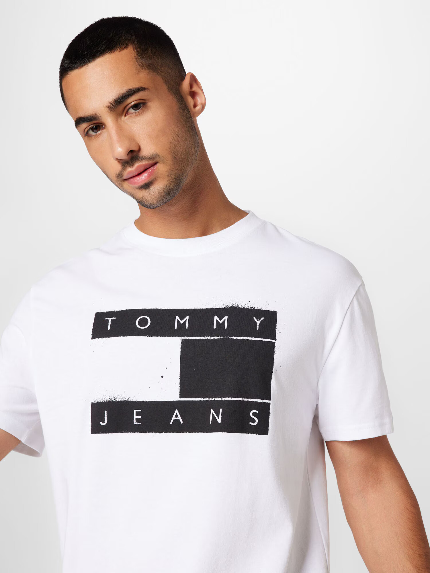 Tommy Jeans Tričko čierna / biela - Pepit.sk