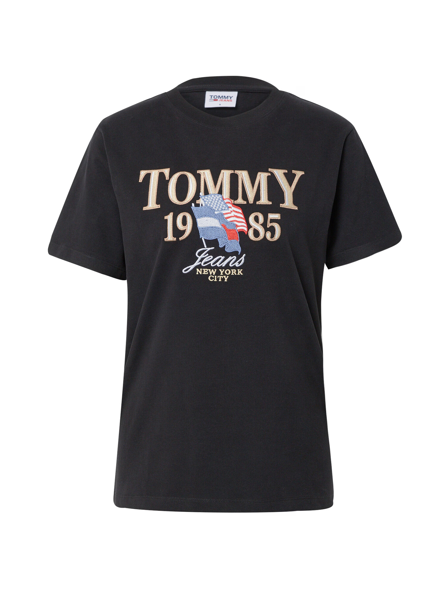 Tommy Jeans Tričko dymovo modrá / zlatá / červená / čierna - Pepit.sk